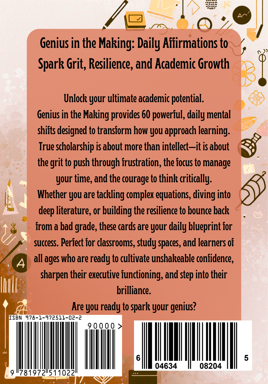 *HS Genius in the Making Daily Affirmations to Spark Grit, Resilience, and Academic Growth (Copy)