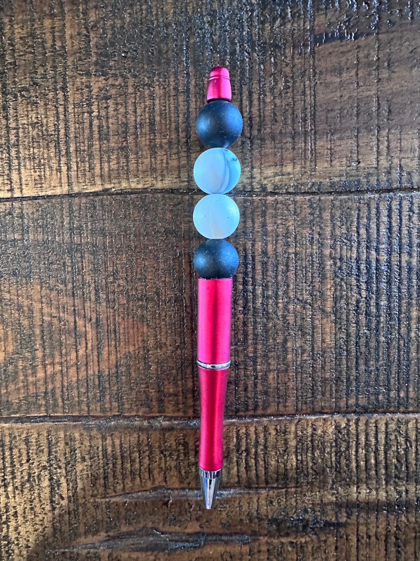 Beaded Pens & Styluses (Red)
