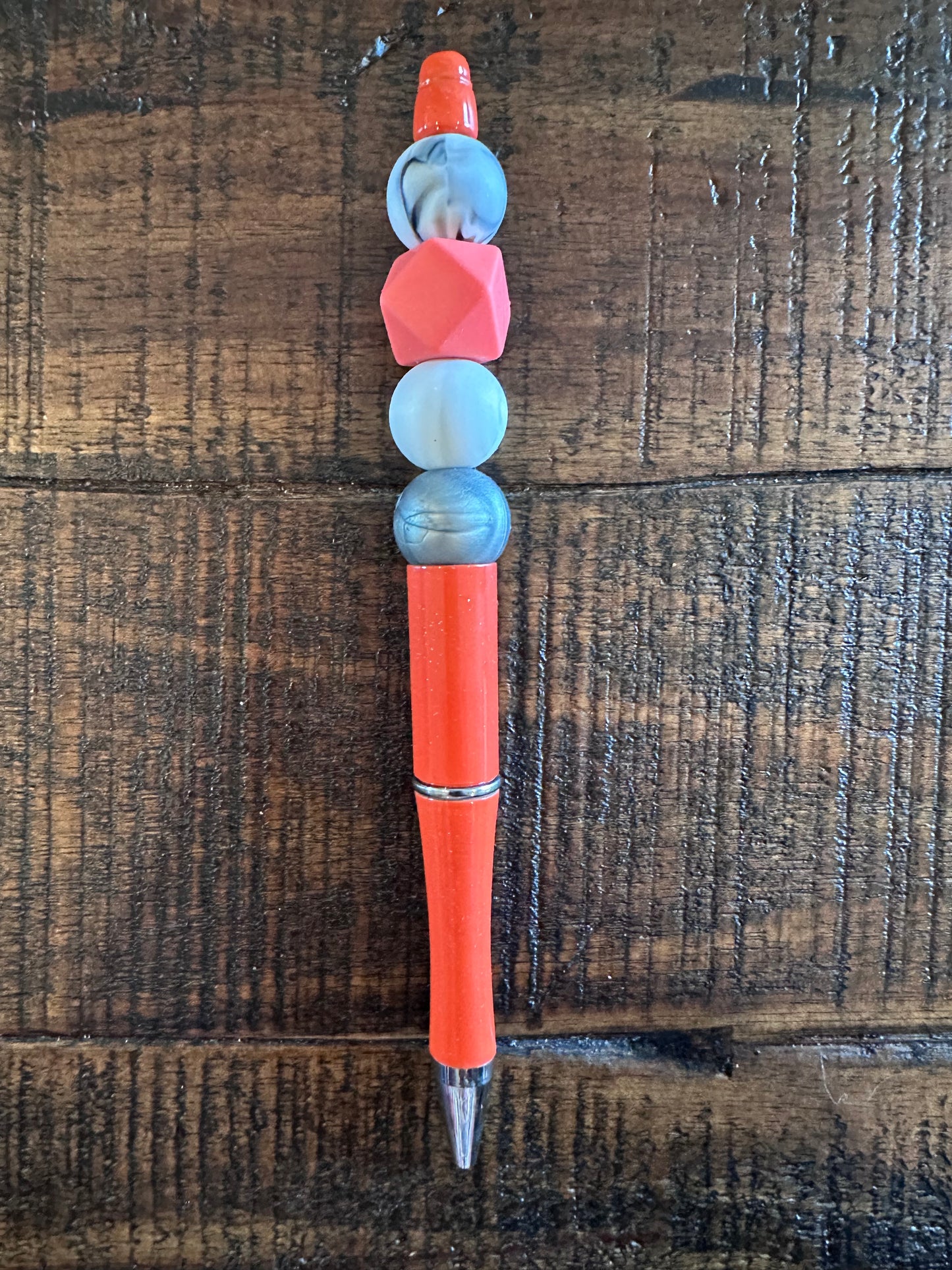Beaded Pens & Styluses (Orange)