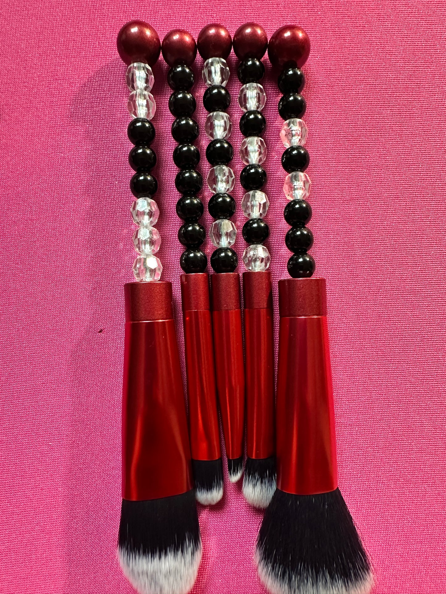 Makeup Brushes (Red)