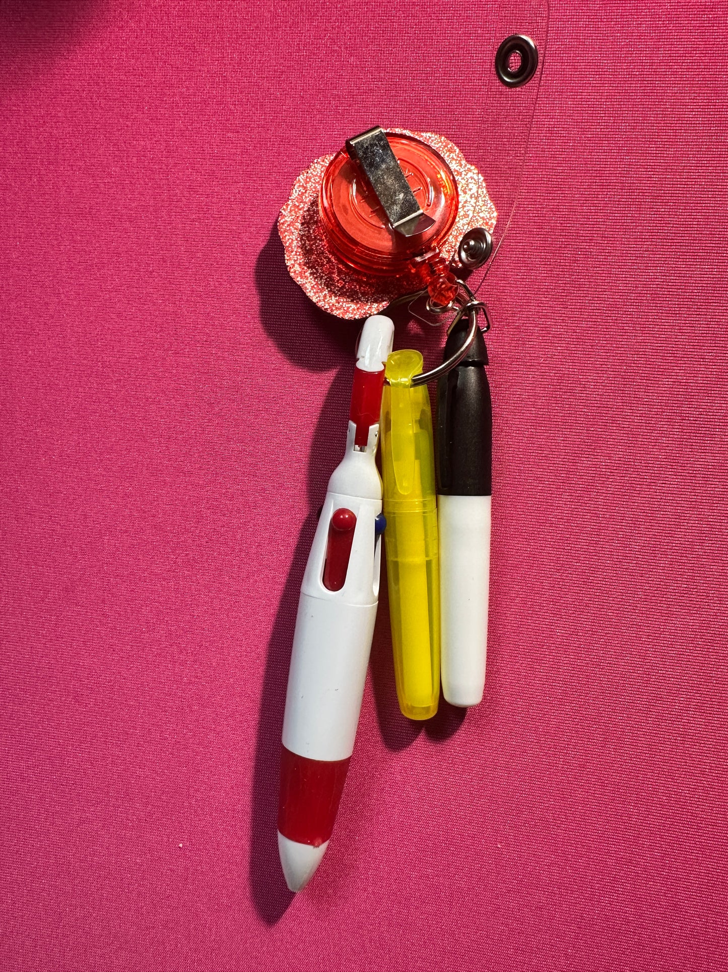 Badge Holder Sets: Pen Highlighter & Marker