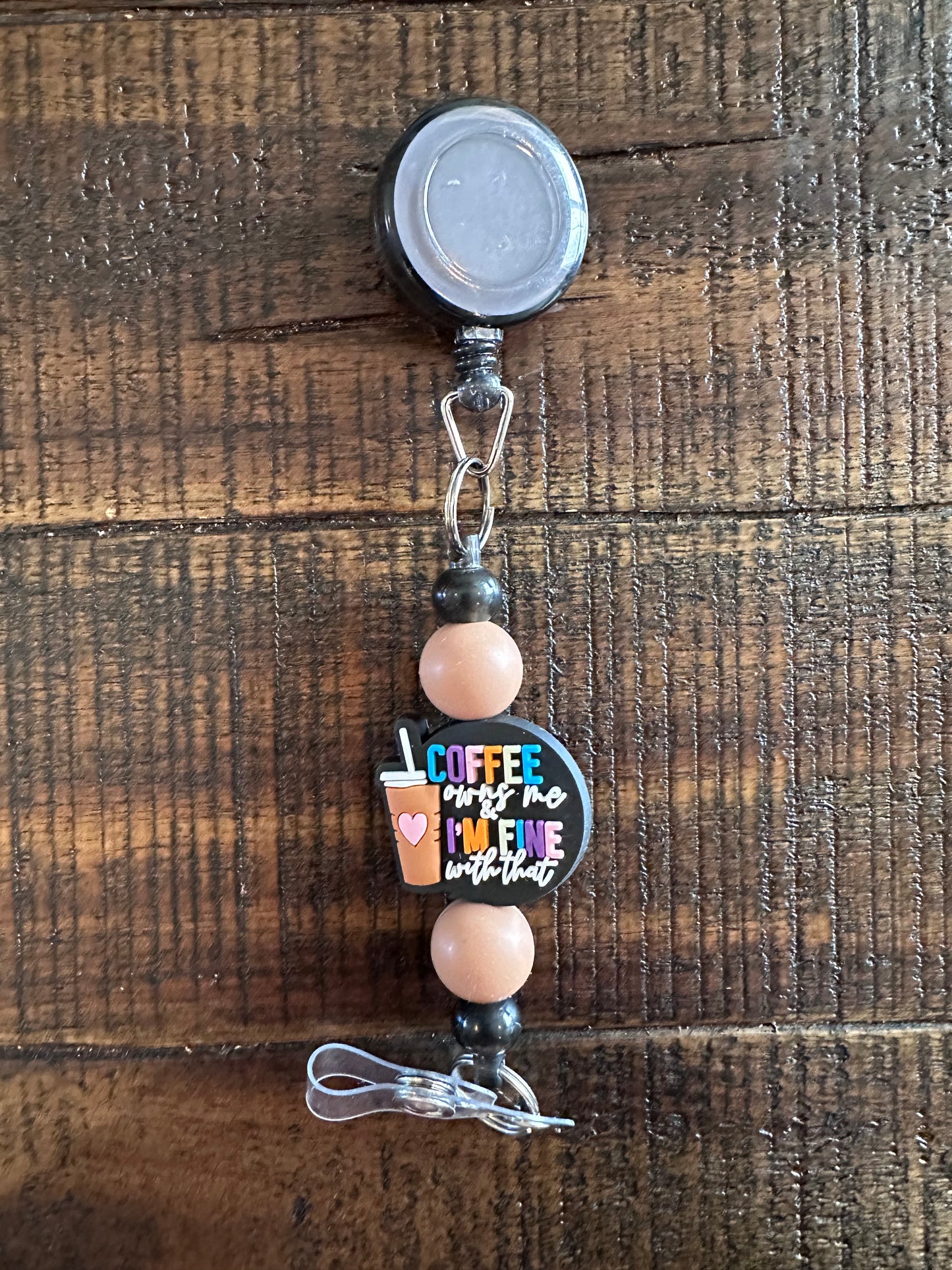 Beaded Clip Lanyards (Various Colors)