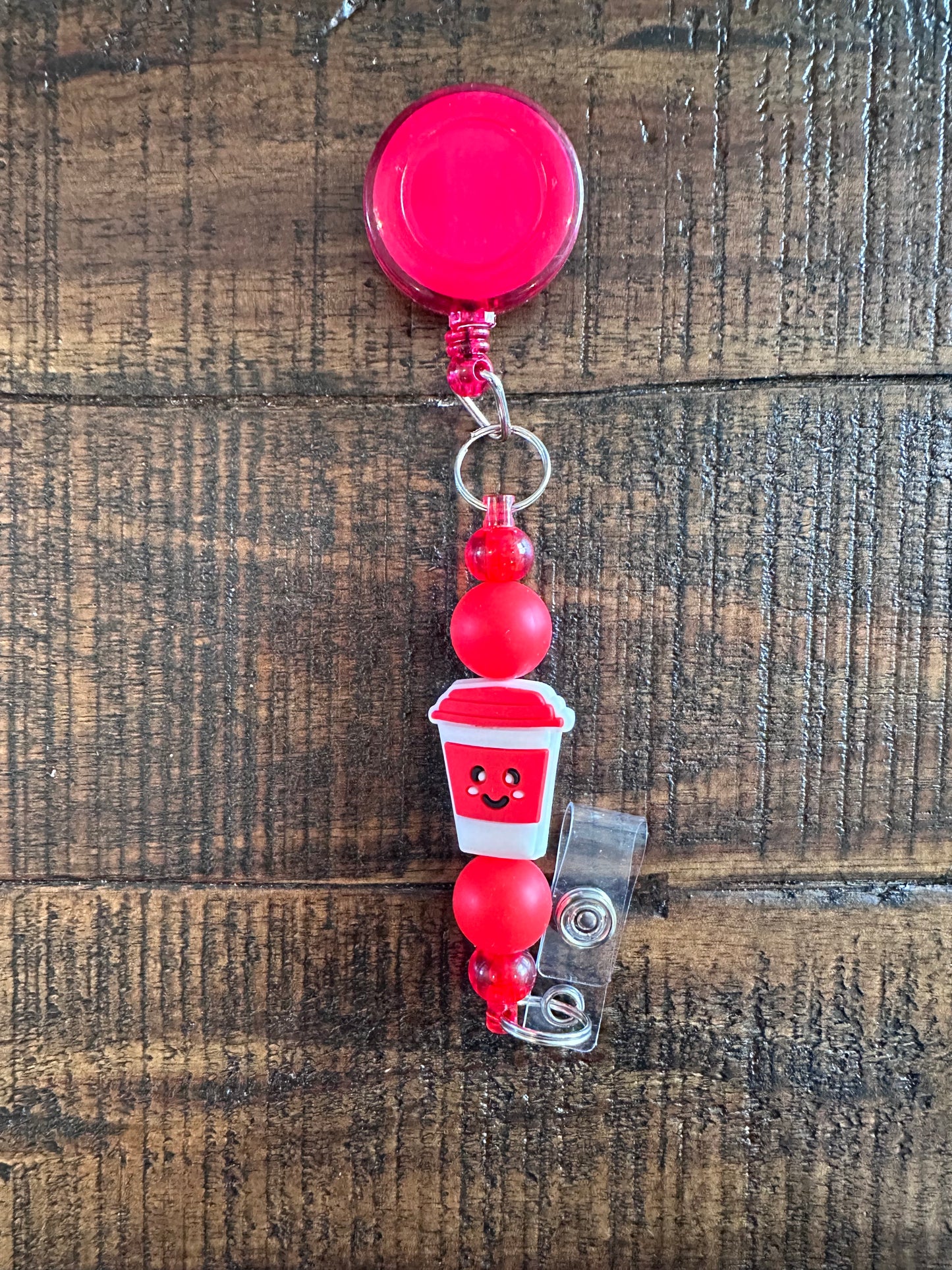 Beaded Clip Lanyards (Various Colors)