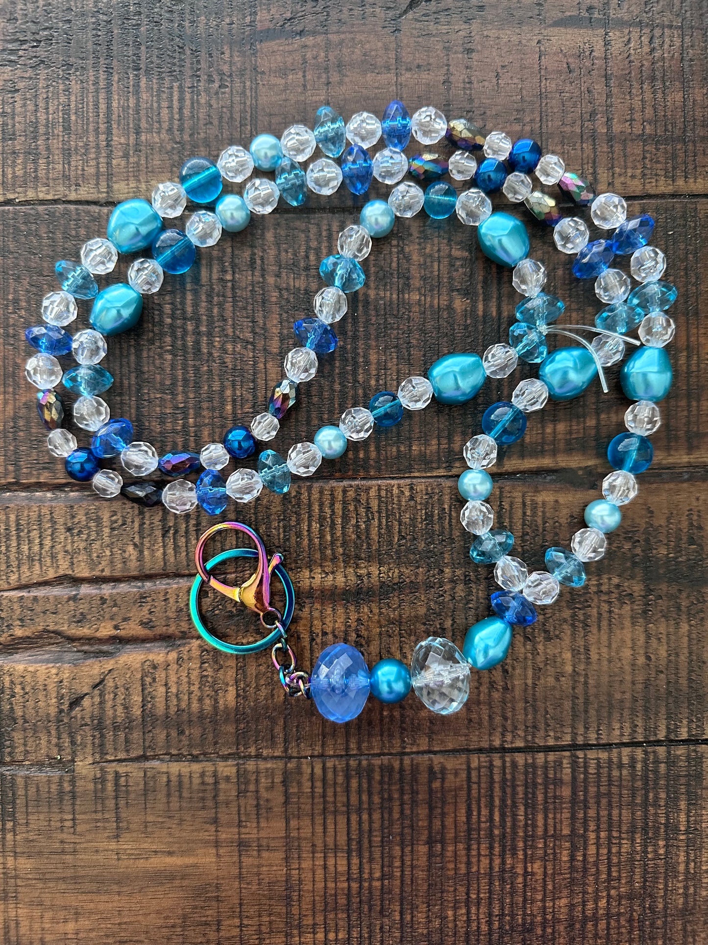 *Fully Beaded Lanyards (Various Colors)