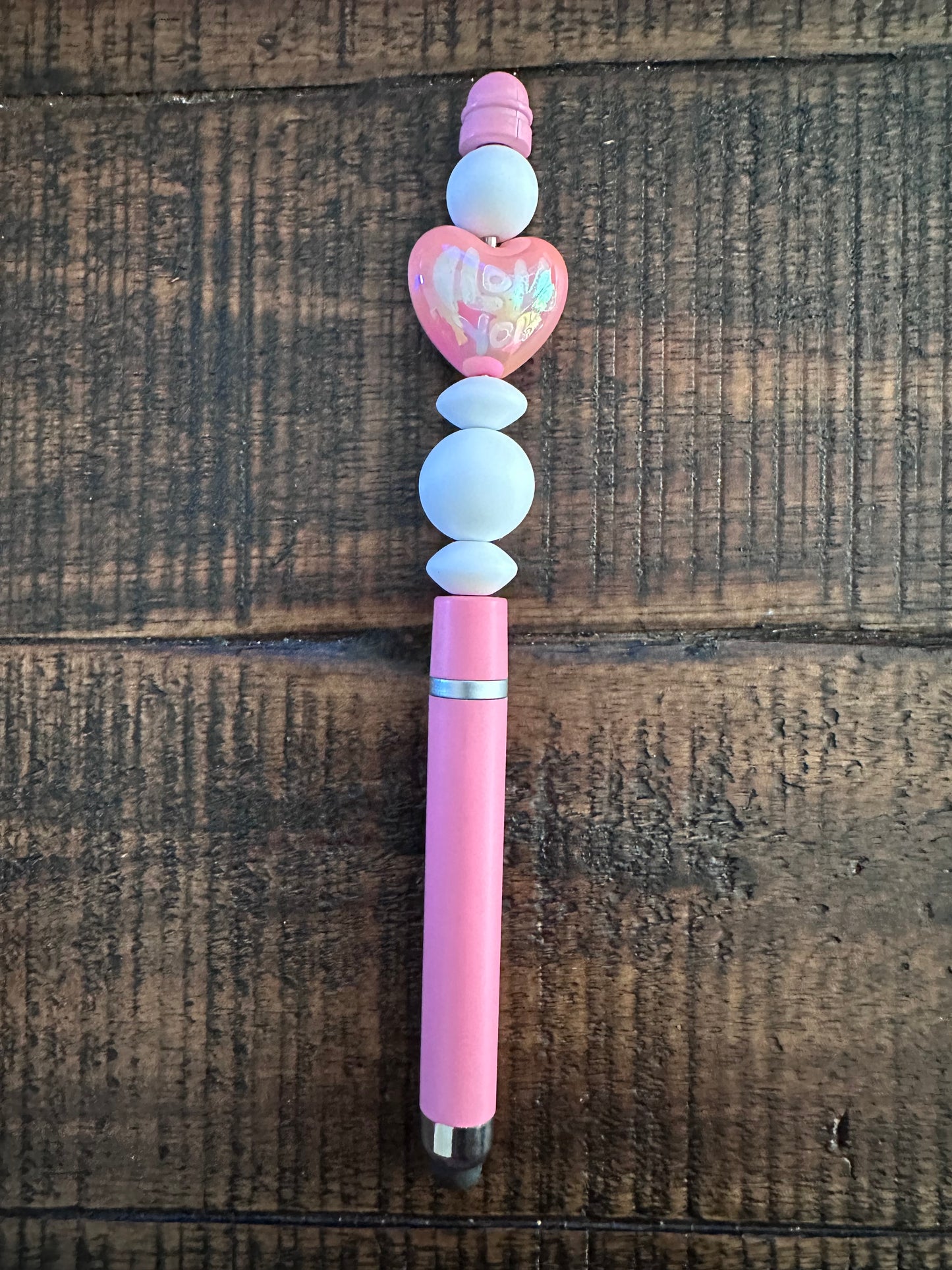 Beaded Pens & Styluses (Pink)