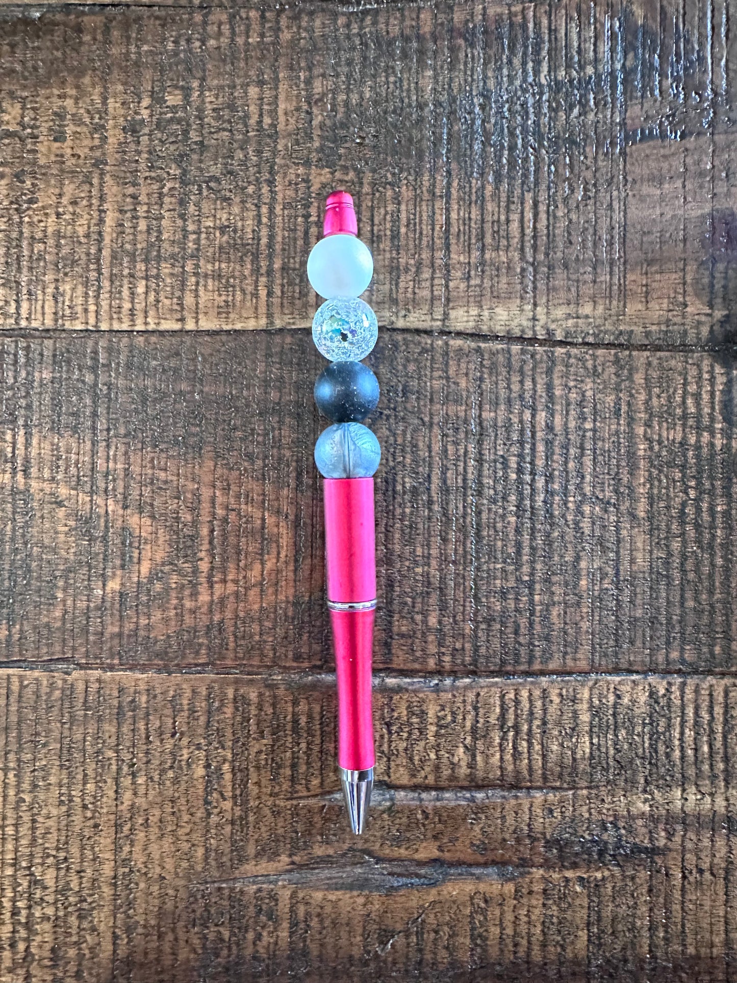 Beaded Pens & Styluses (Red)