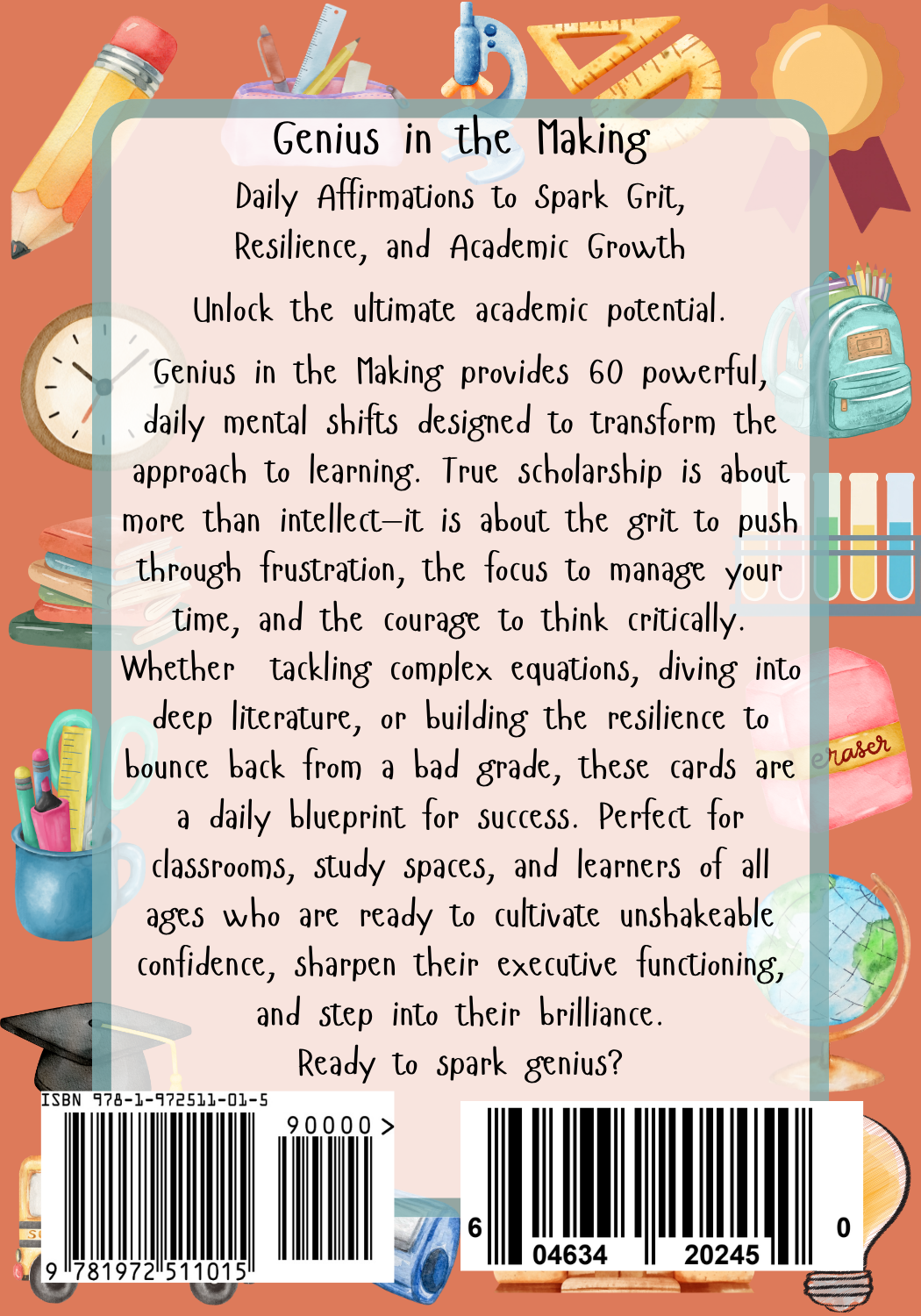*ES Genius in the Making Daily Affirmations to Spark Grit, Resilience, and Academic Growth
