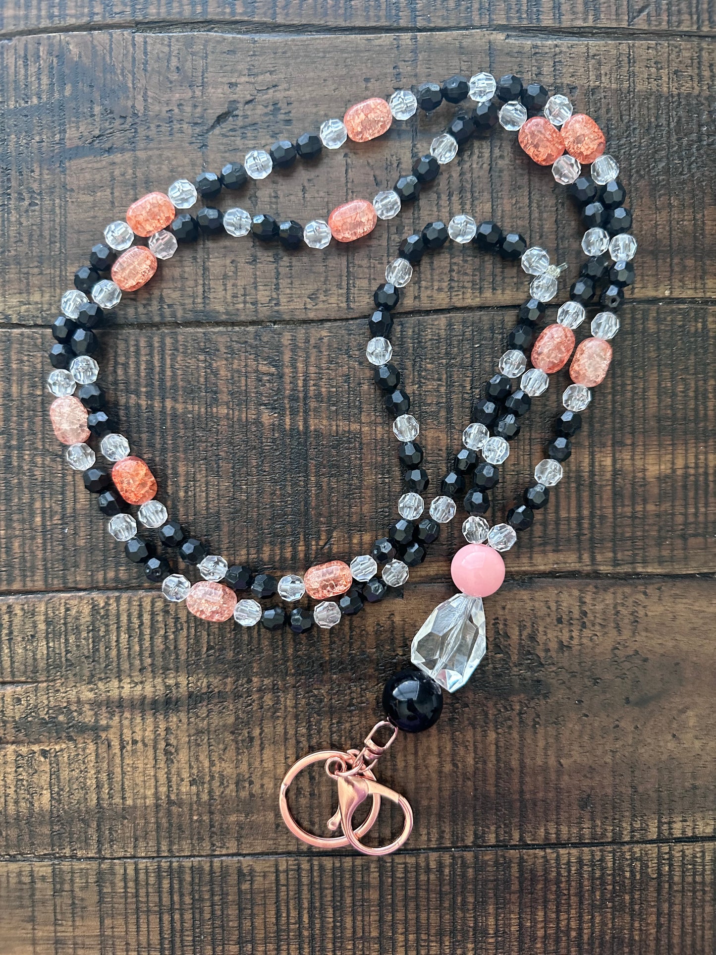 *Fully Beaded Lanyards (Various Colors)