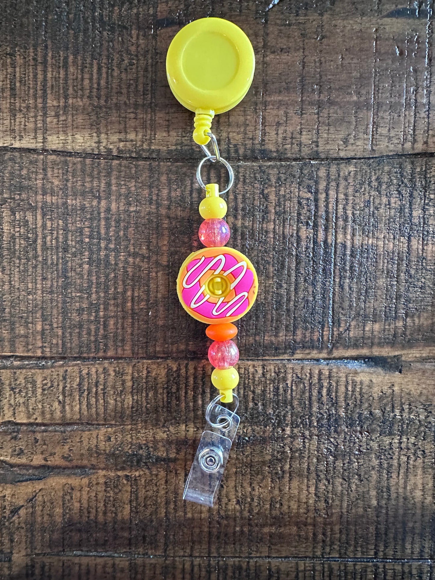 Beaded Clip Lanyards (Various Colors)