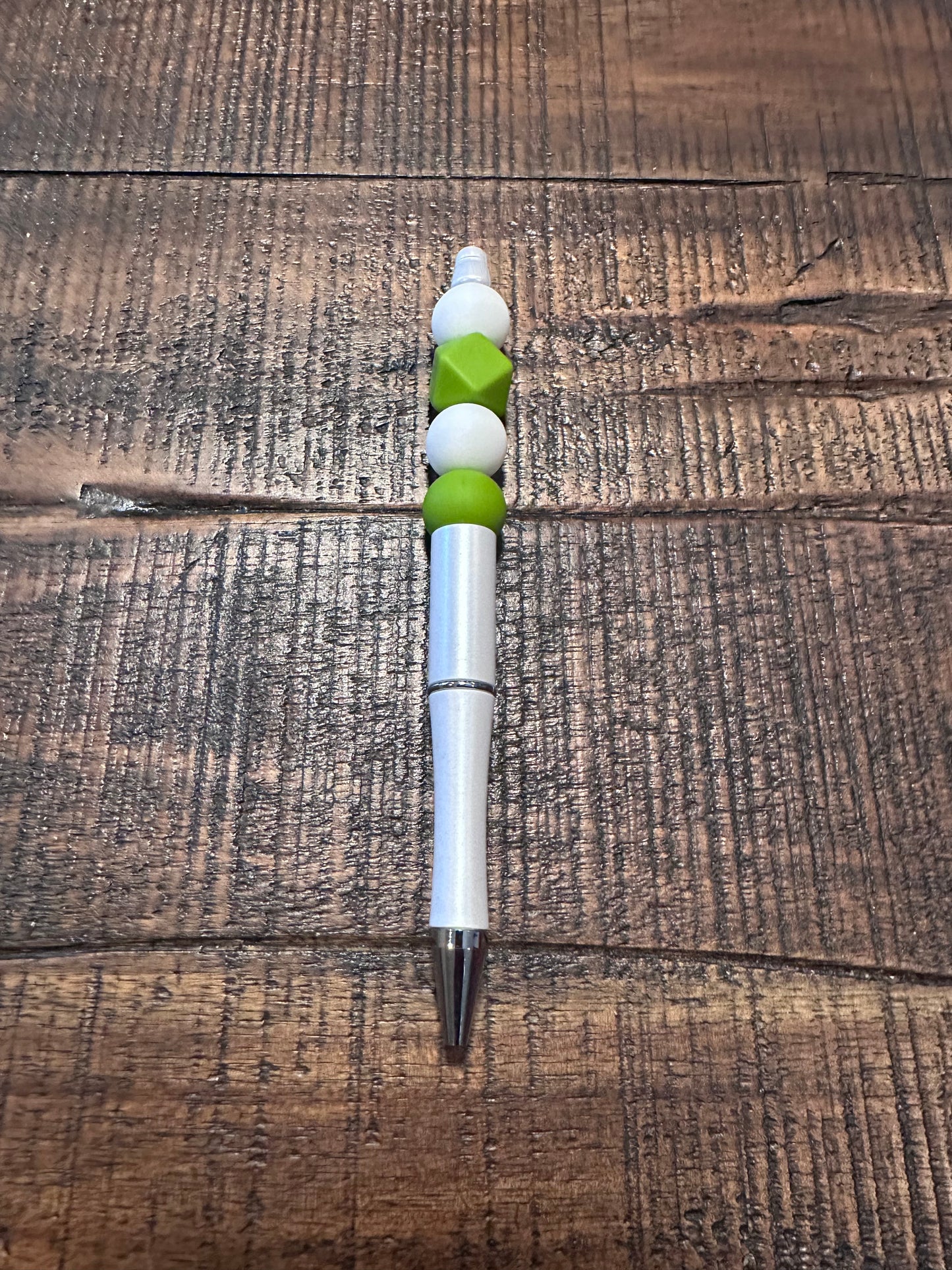 Beaded Pens & Styluses (White)