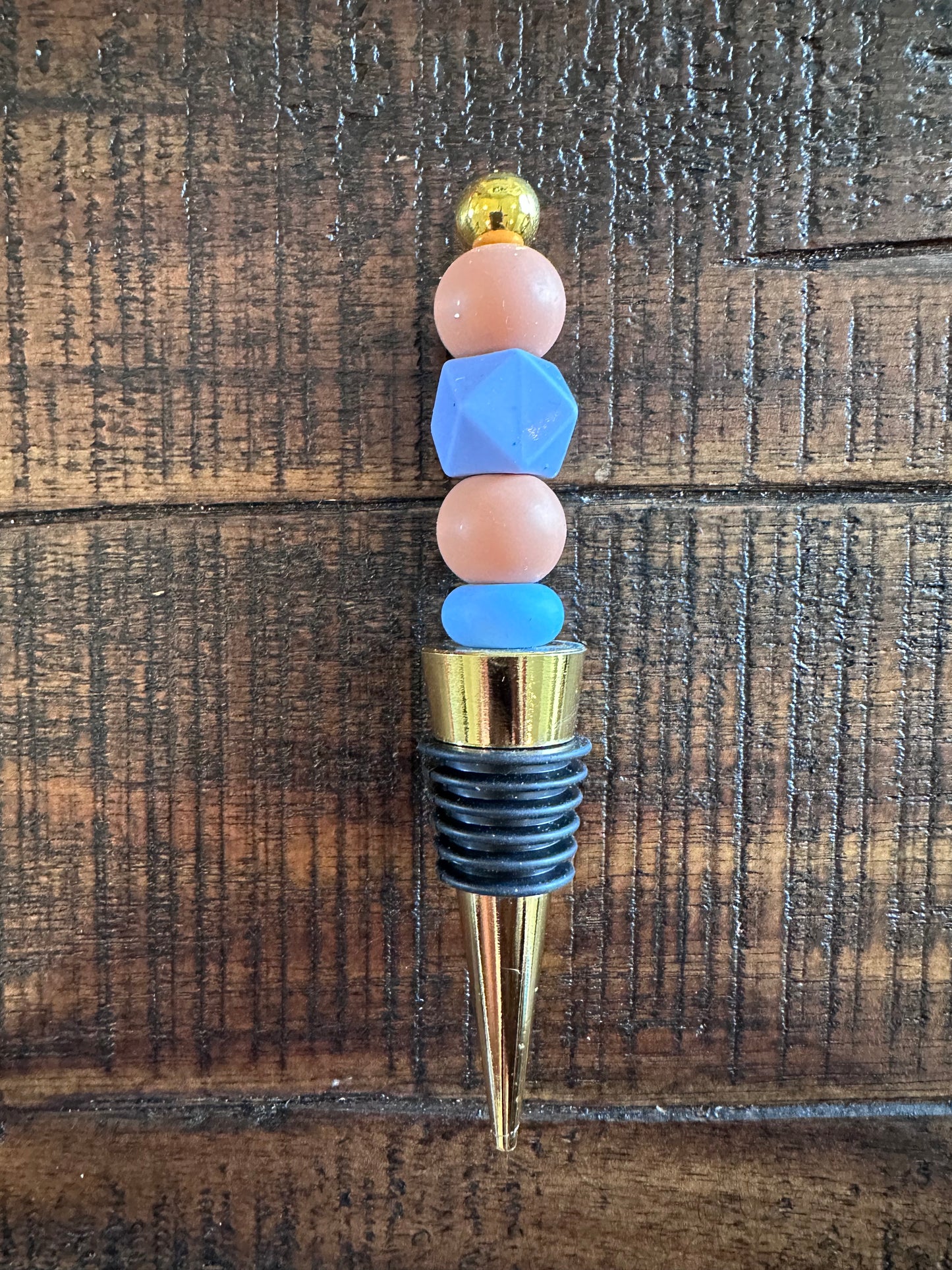 Beaded Bottle & Wine Stoppers (Various Colors)