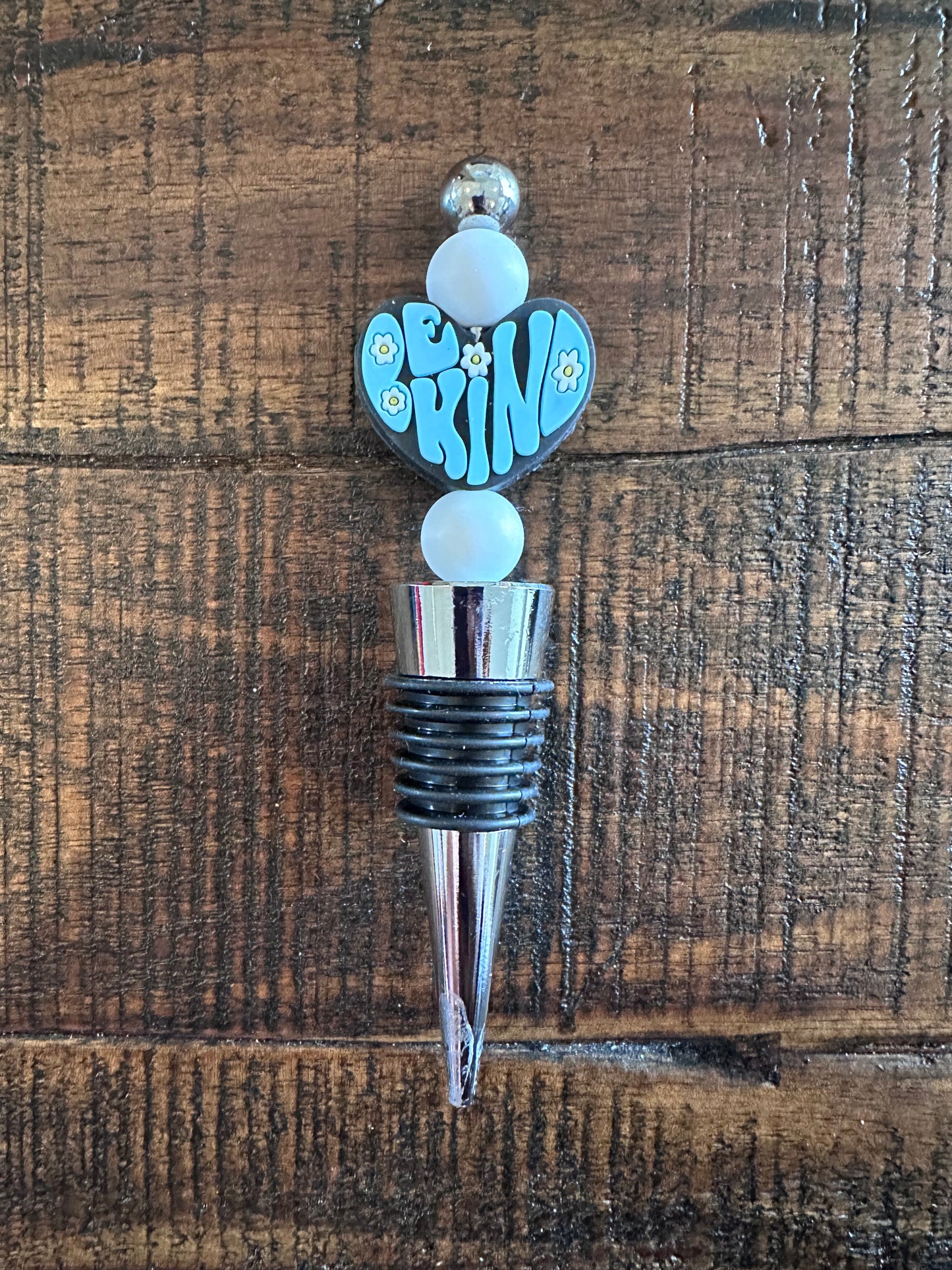 Beaded Bottle & Wine Stoppers (Various Colors)