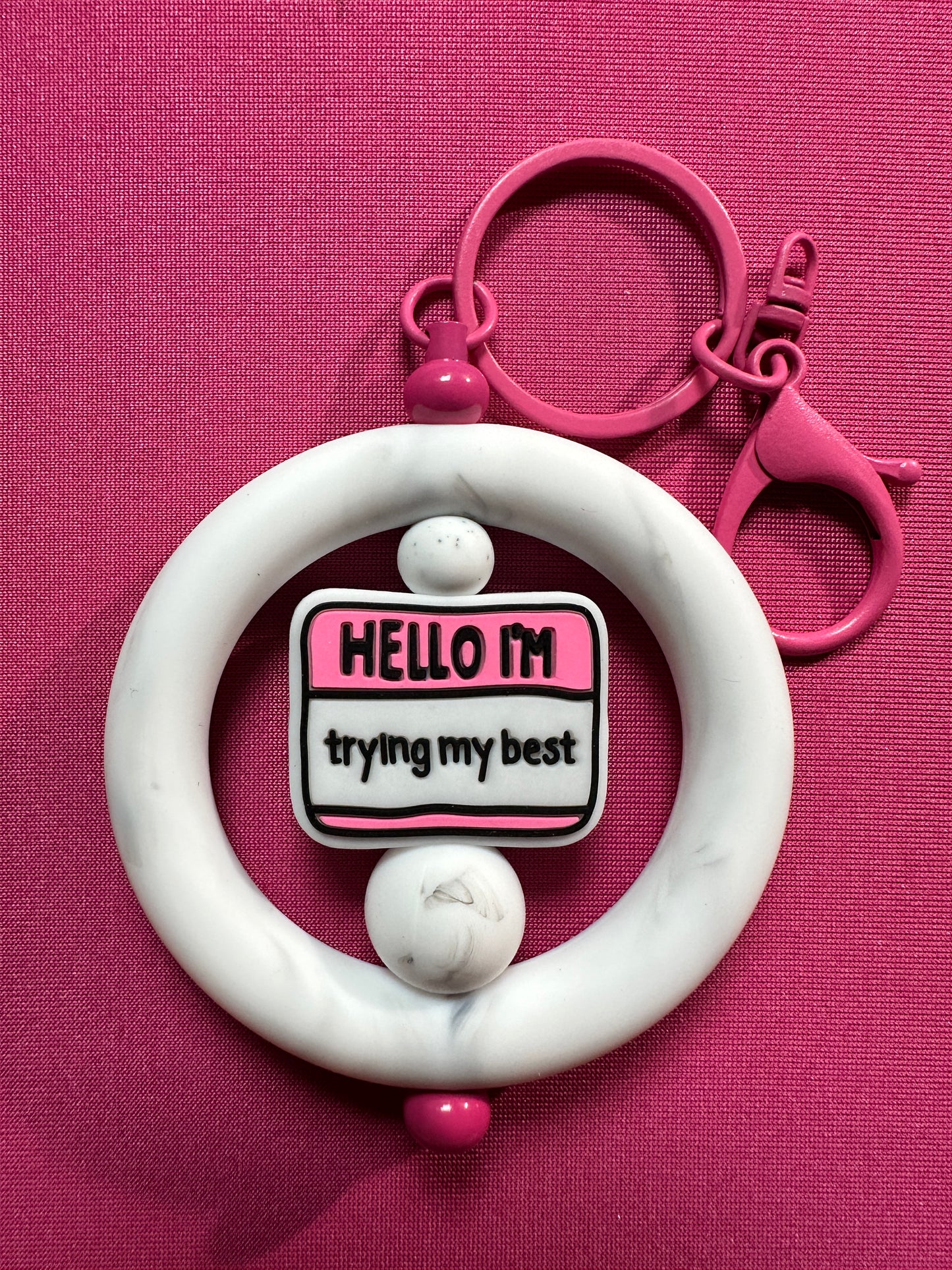 Circle Keychains (Various Colors)