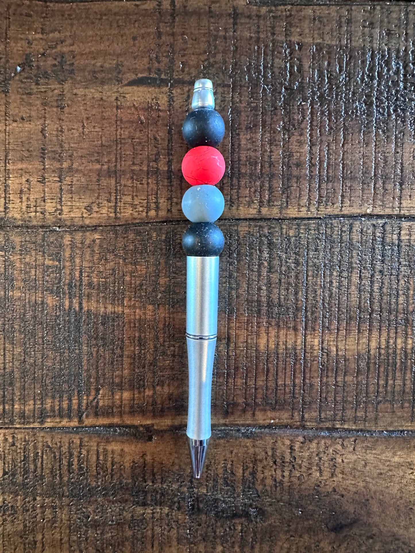 Beaded Pens & Styluses (Silver)