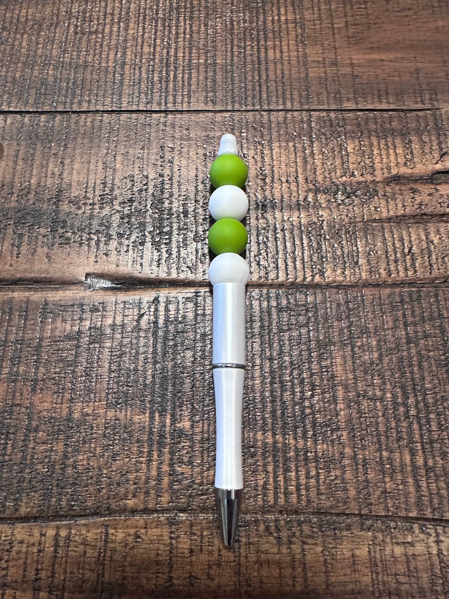 Beaded Pens & Styluses (White)