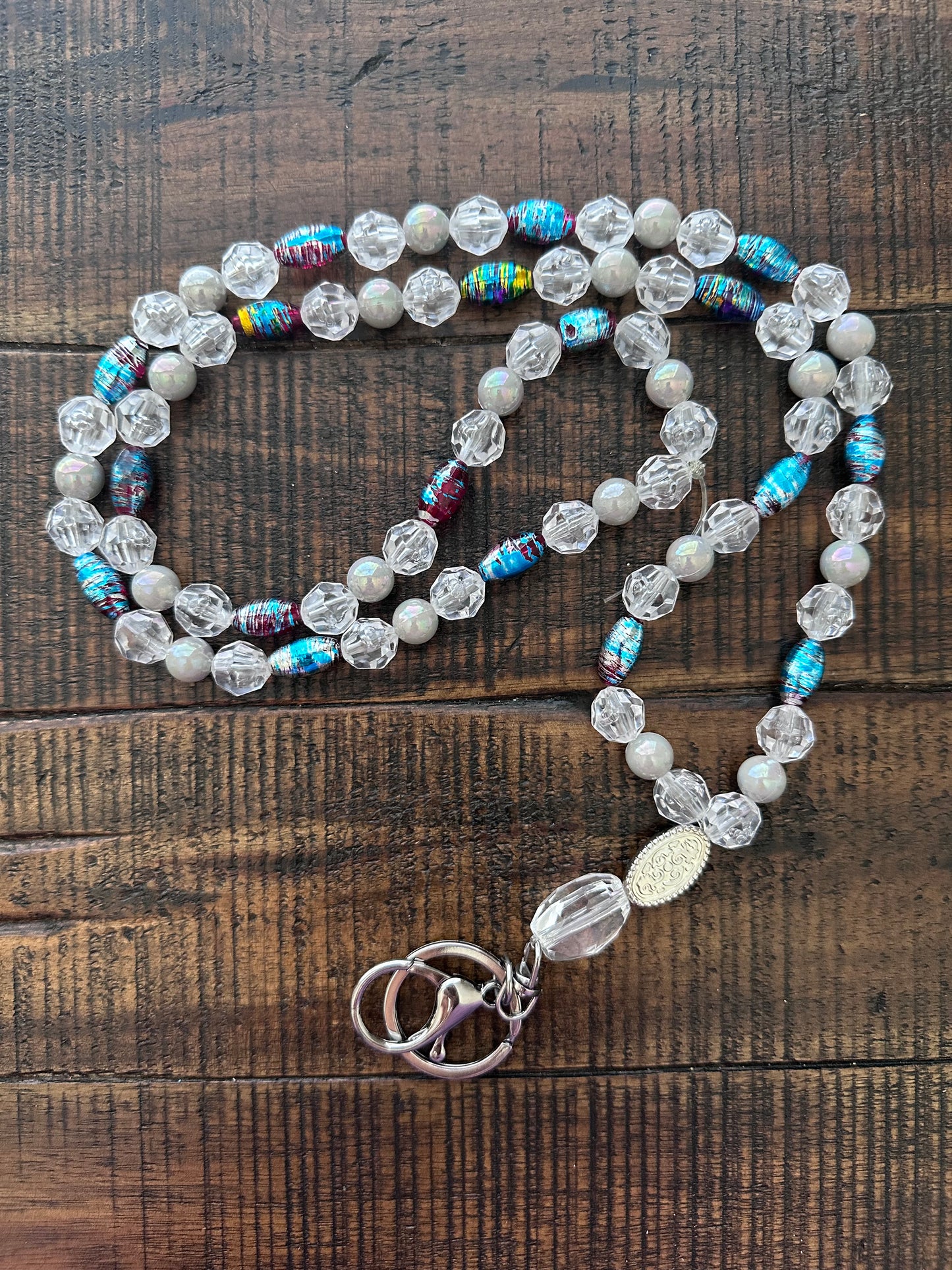 *Fully Beaded Lanyards (Various Colors)
