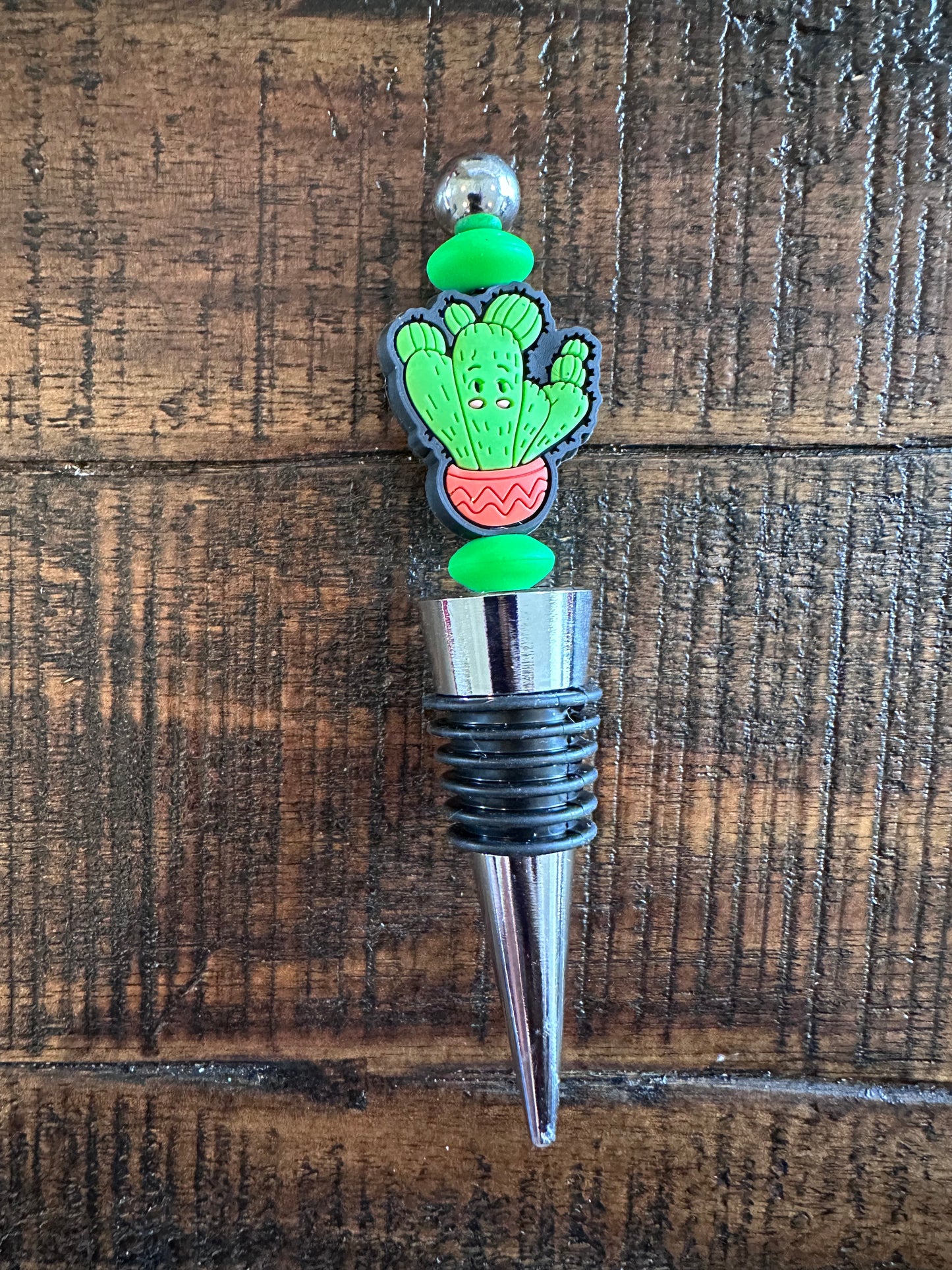 Beaded Bottle & Wine Stoppers (Various Colors)