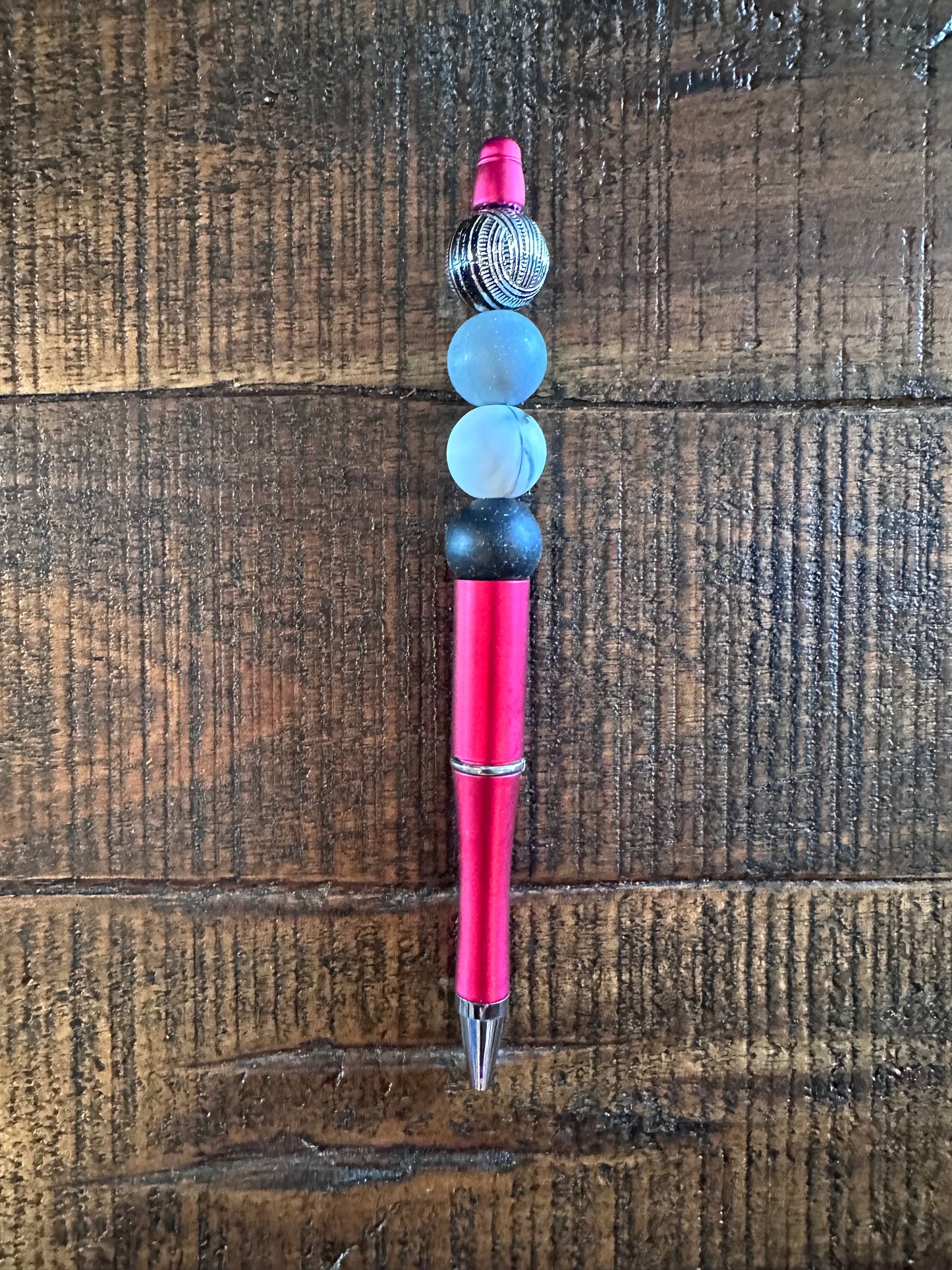 Beaded Pens & Styluses (Red)
