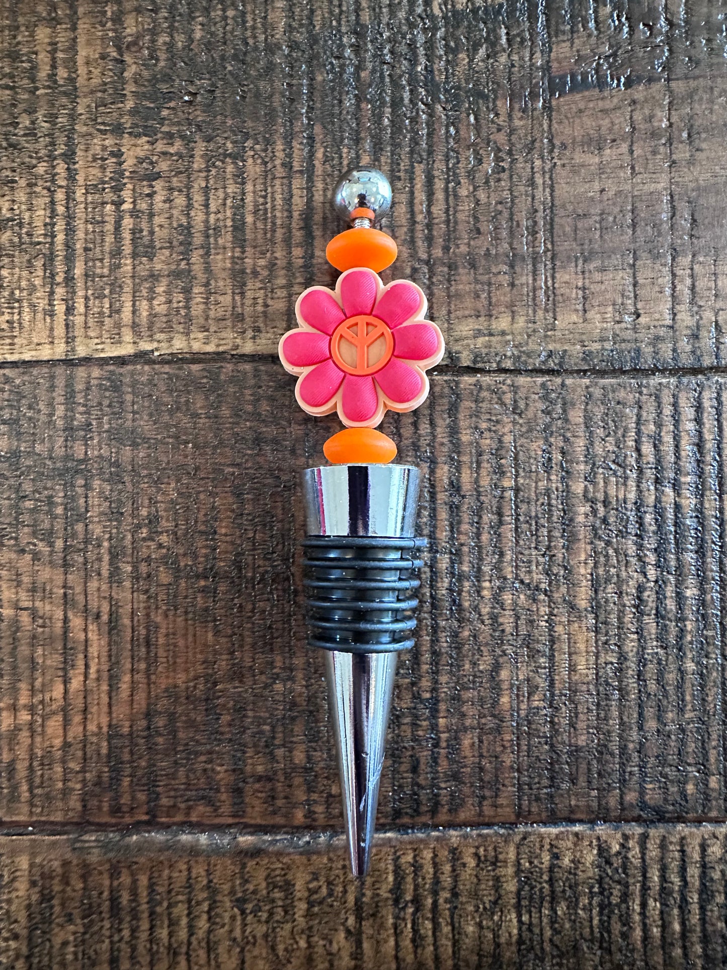 Beaded Bottle & Wine Stoppers (Various Colors)