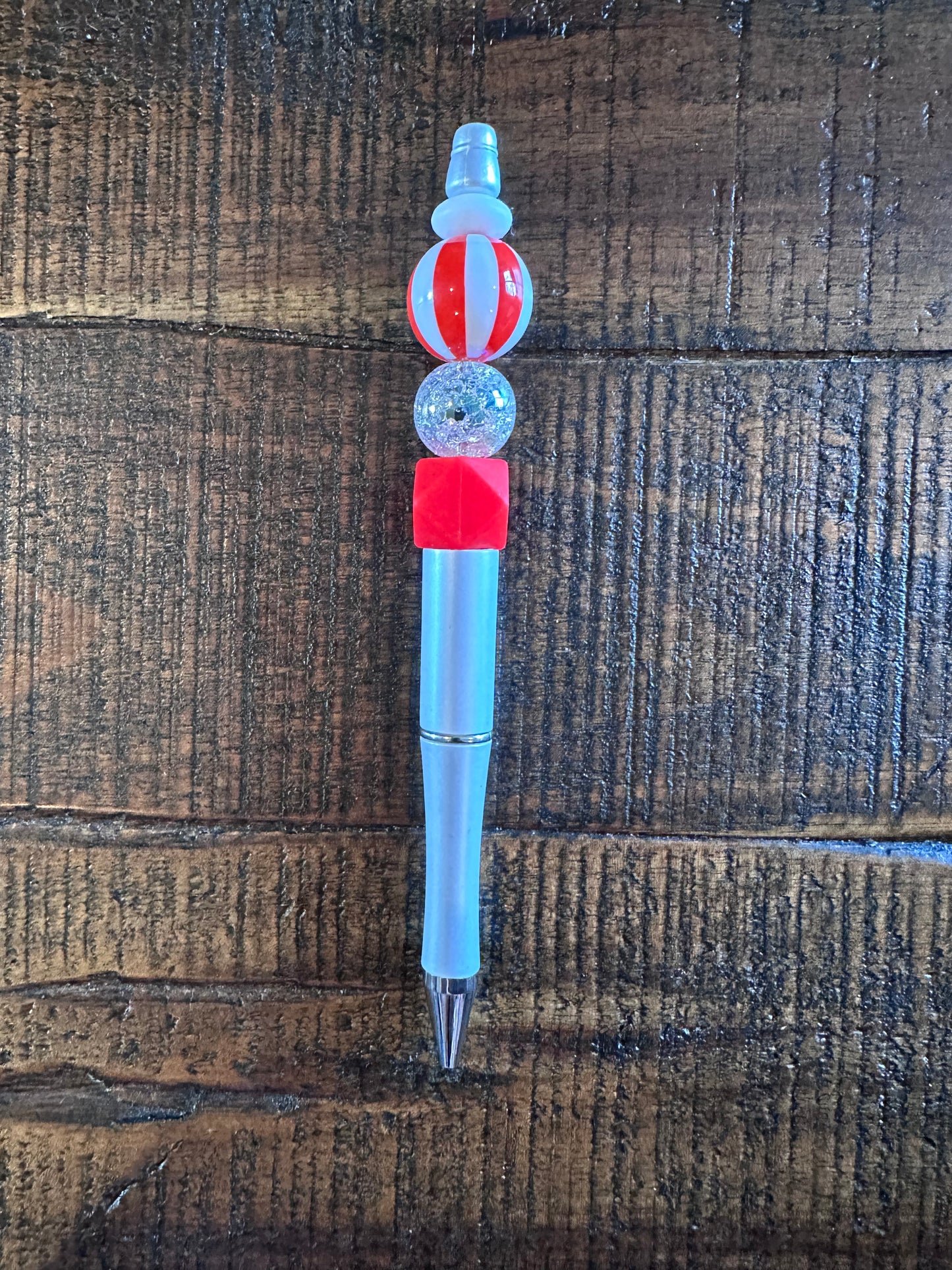Beaded Pens & Styluses (White)