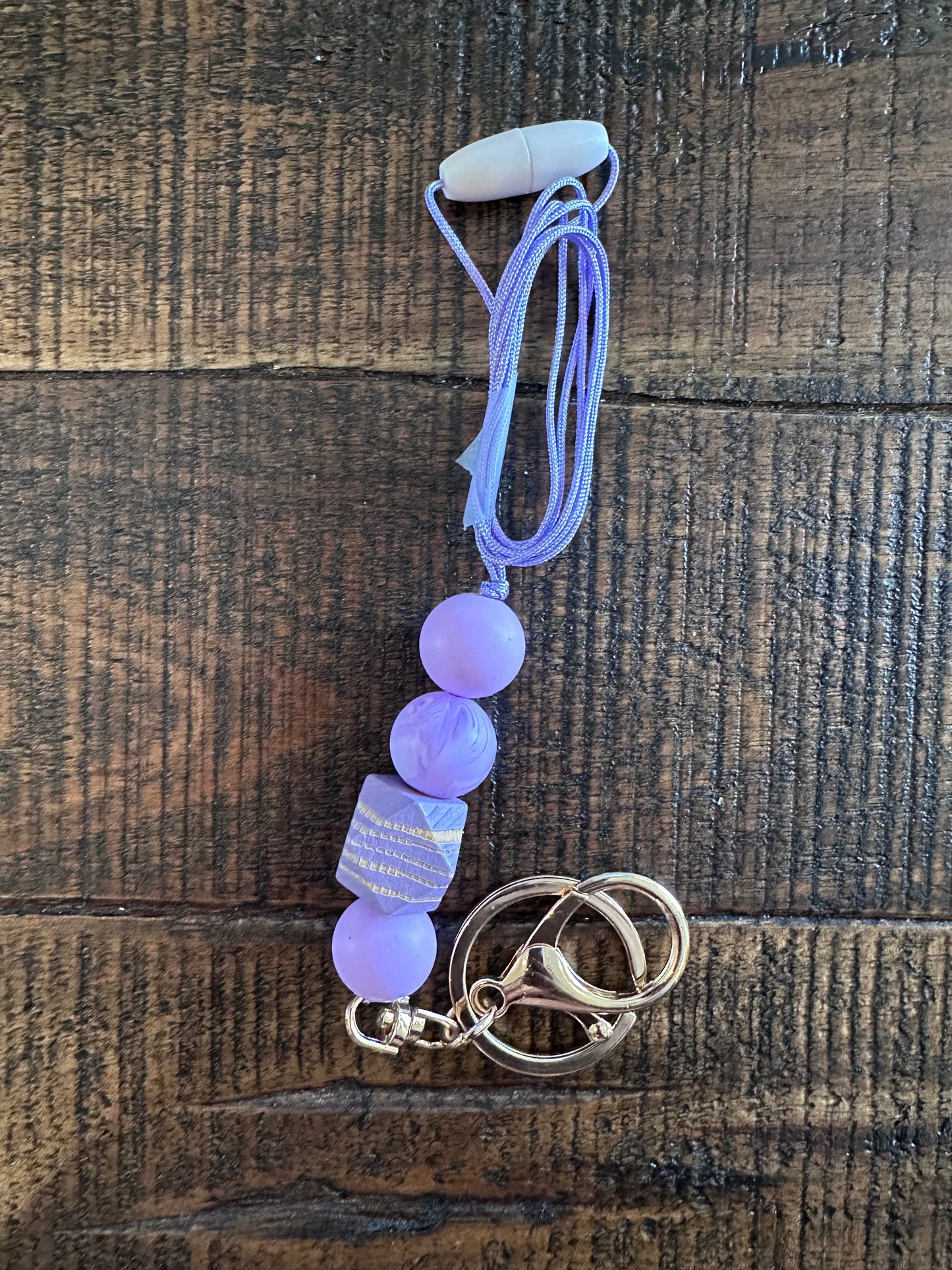 Beaded String Lanyards (Various Colors)