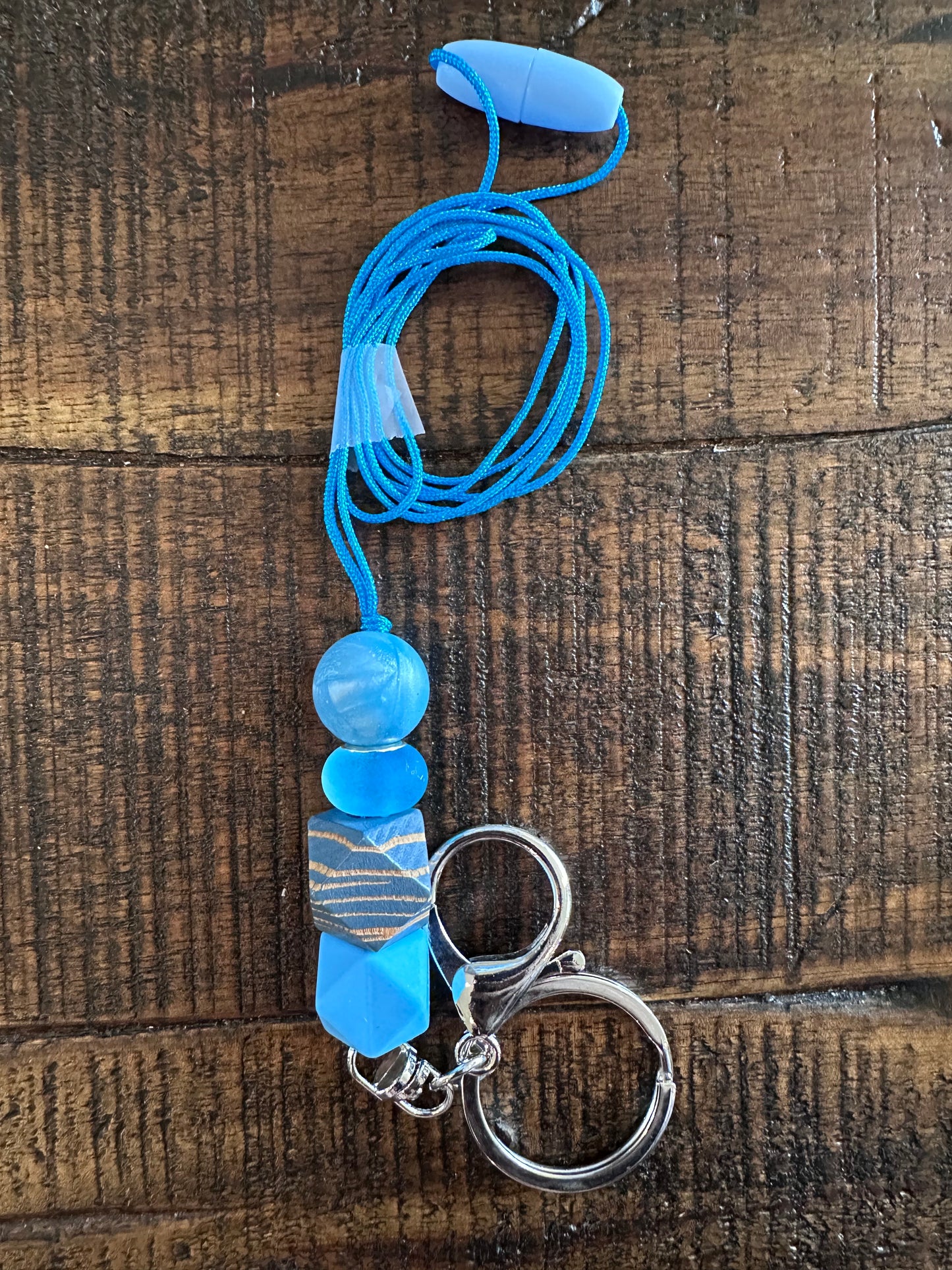 Beaded String Lanyards (Various Colors)