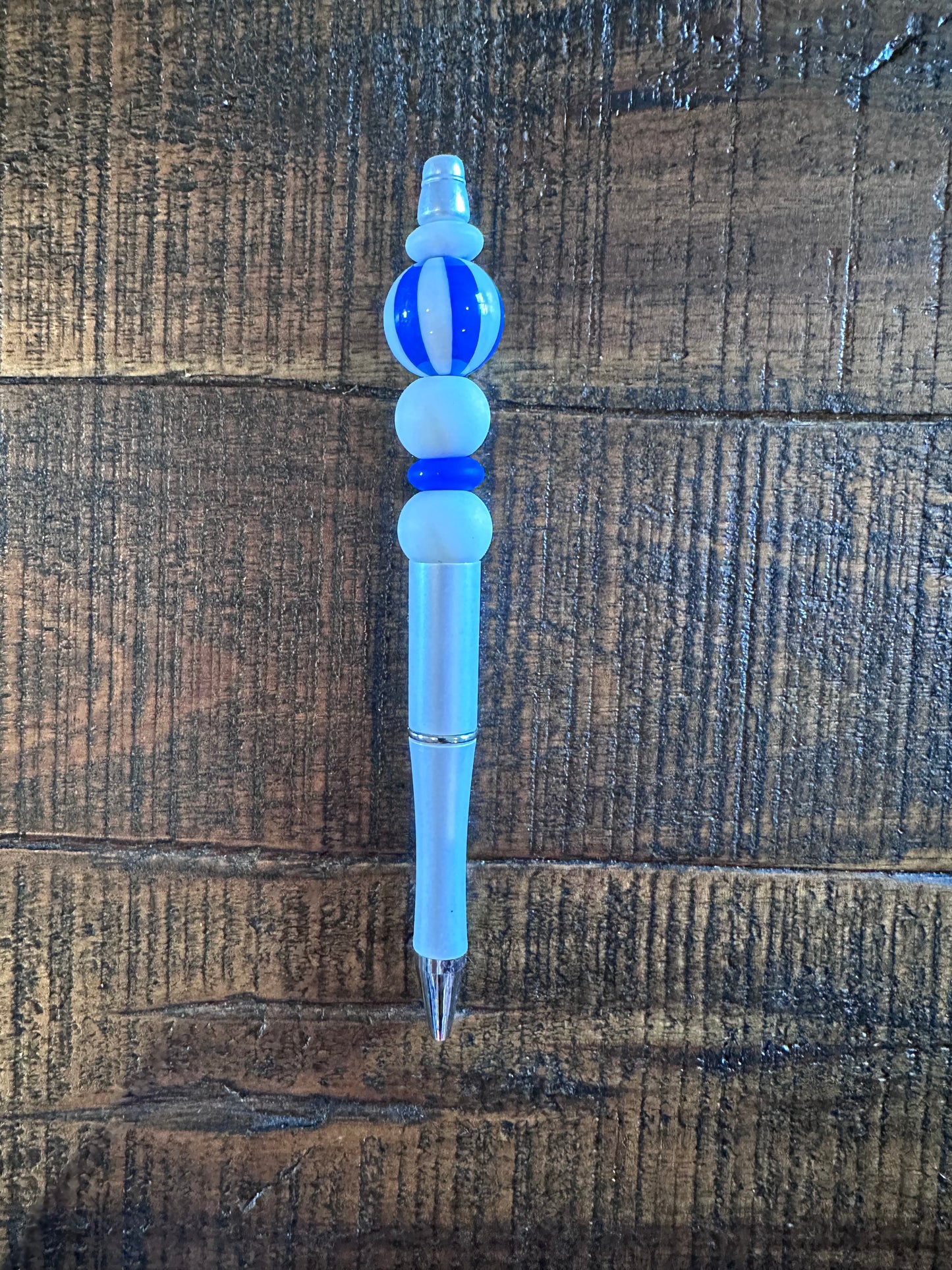 Beaded Pens & Styluses (White)