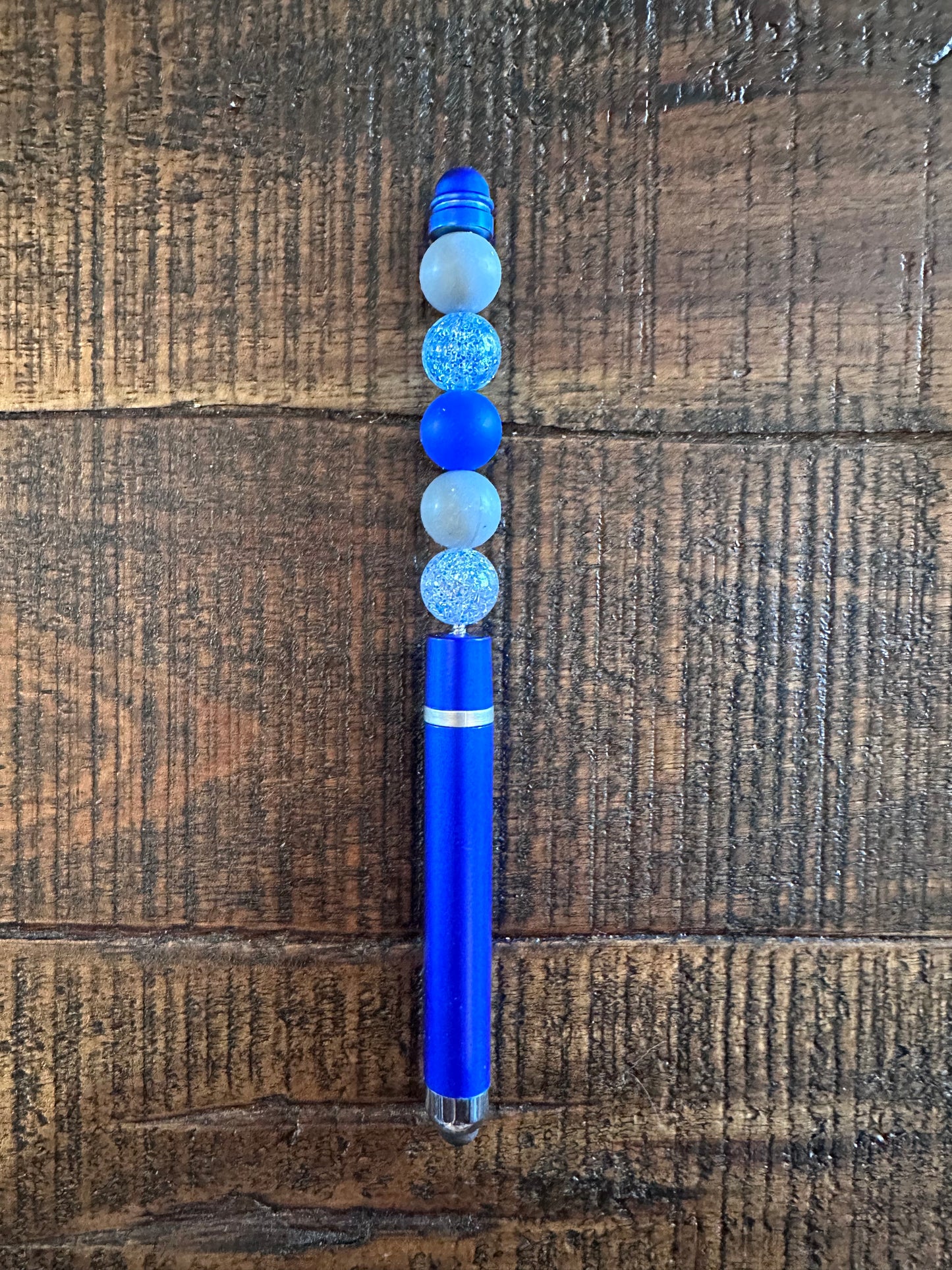 Beaded Pens & Styluses (Blue)