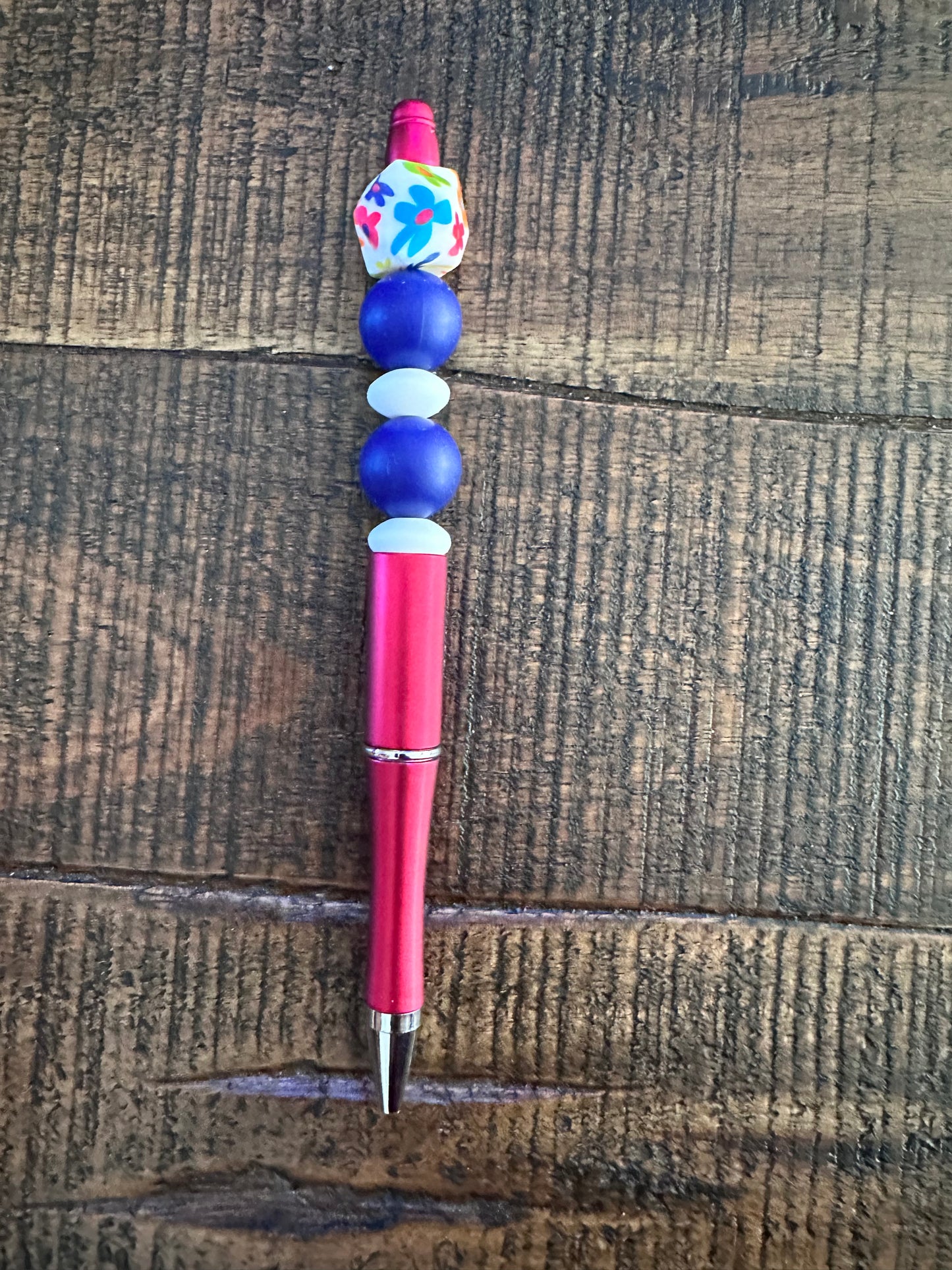 Beaded Pens & Styluses (Red)