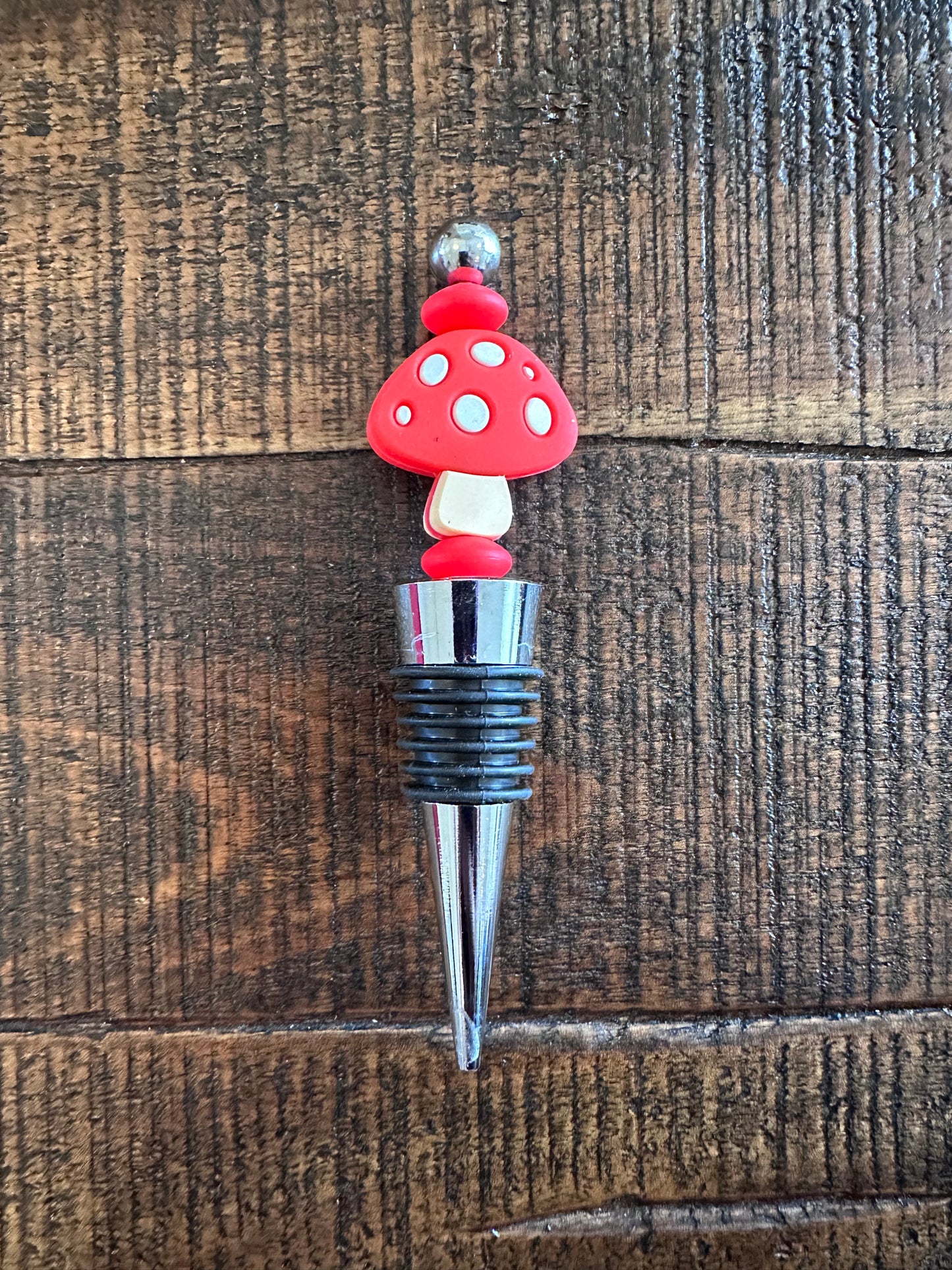 Beaded Bottle & Wine Stoppers (Various Colors)