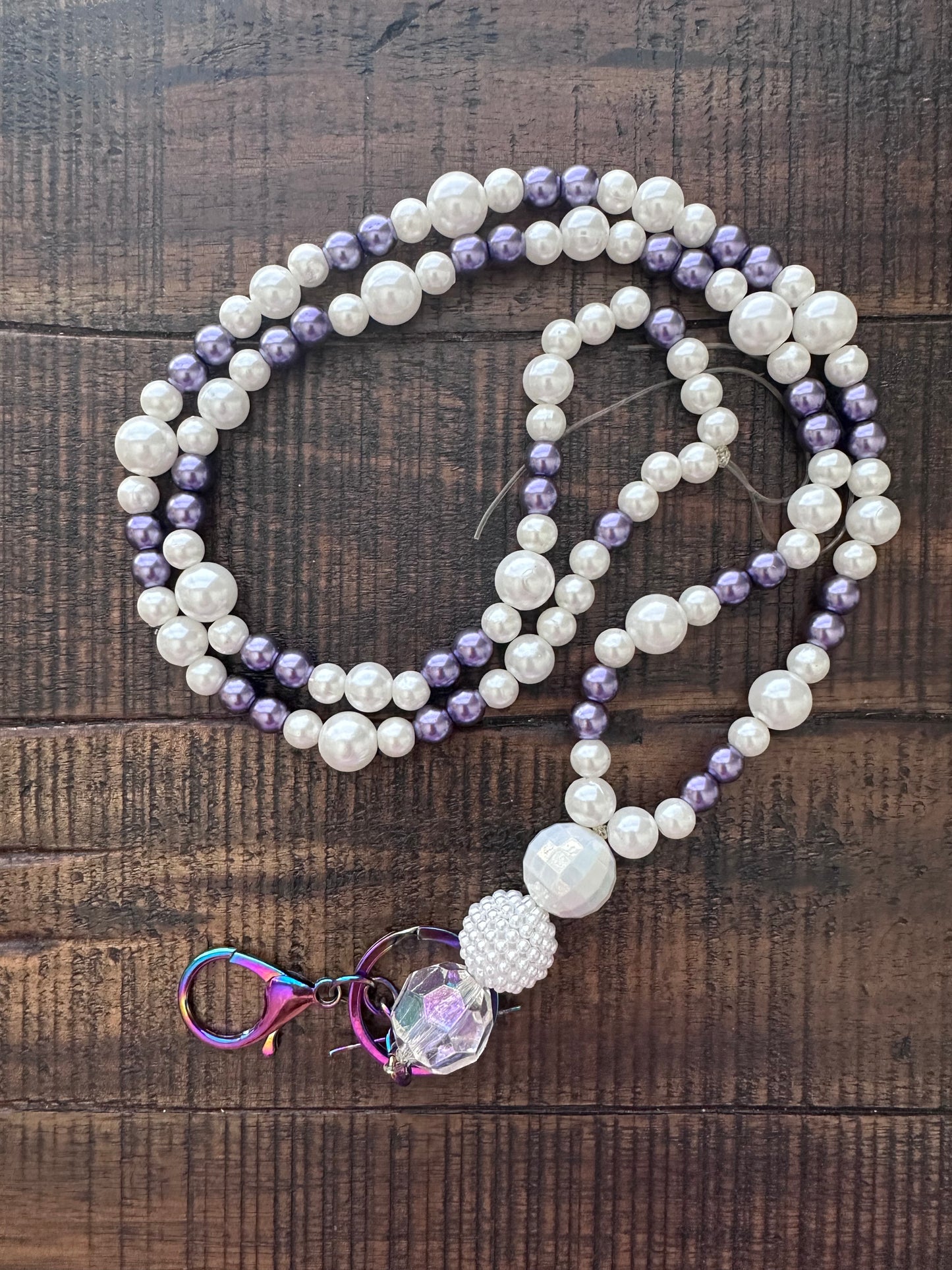 *Fully Beaded Lanyards (Various Colors)