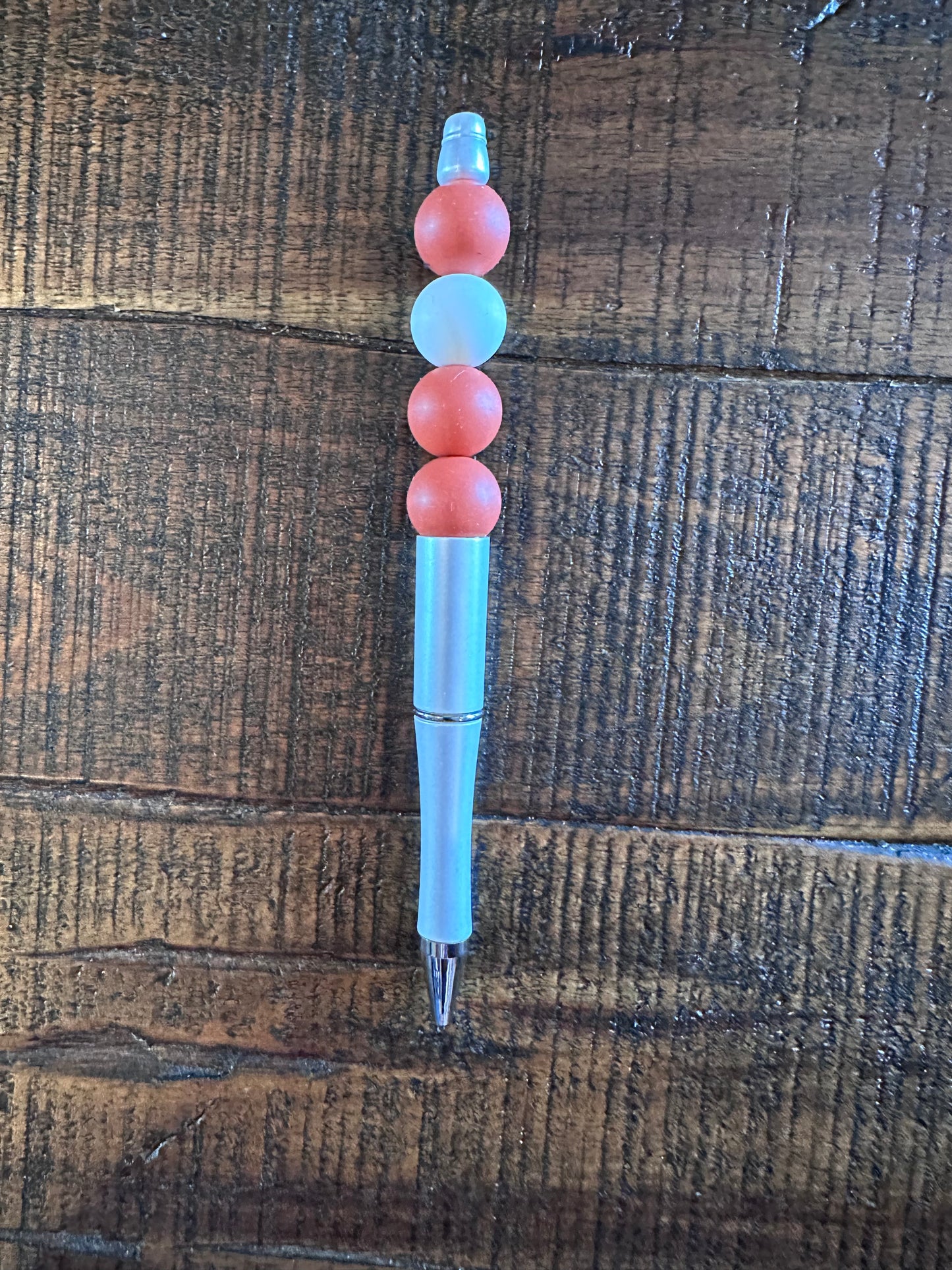 Beaded Pens & Styluses (White)
