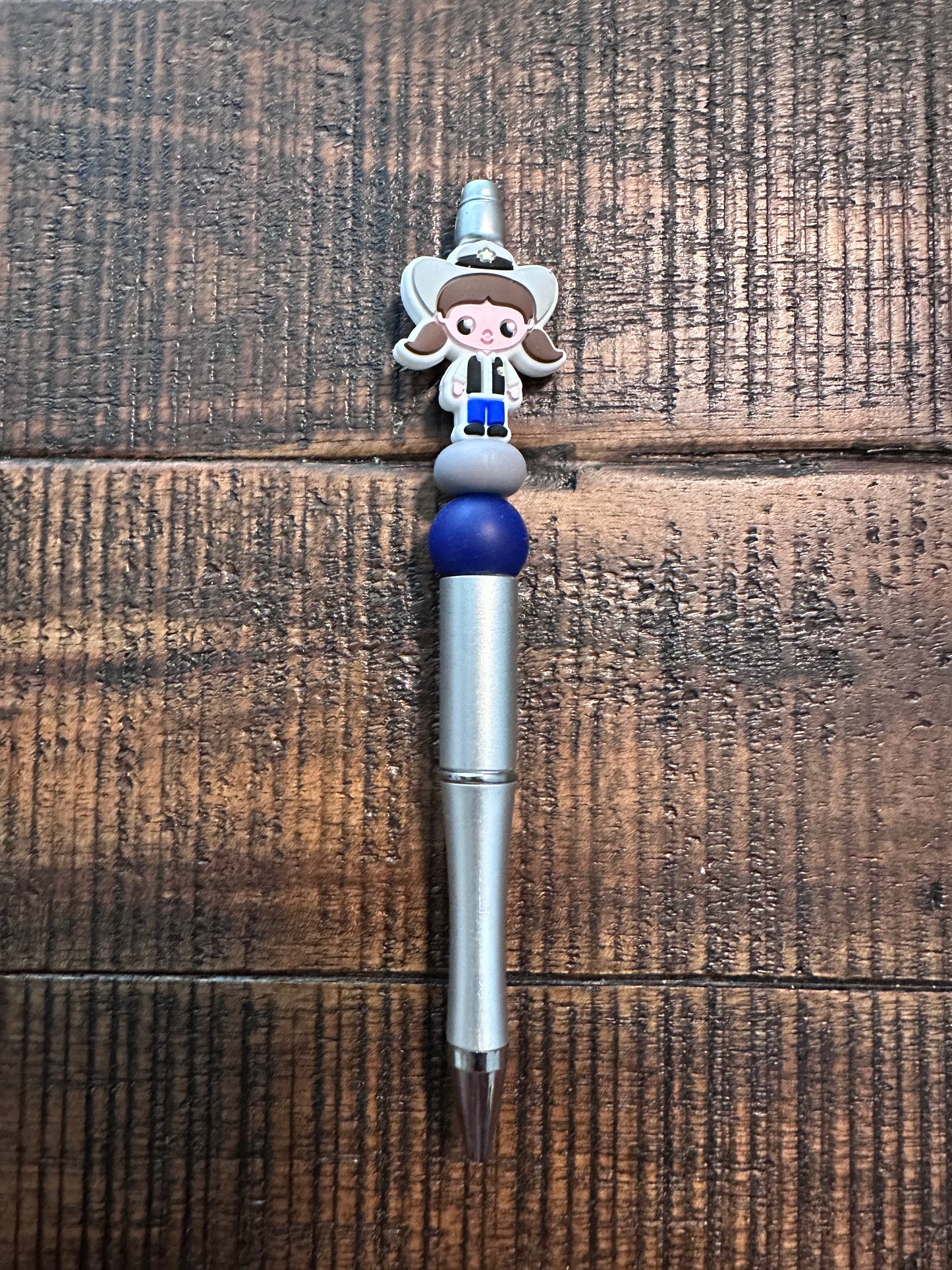 Cowboy and Cowgirl Beaded Pens