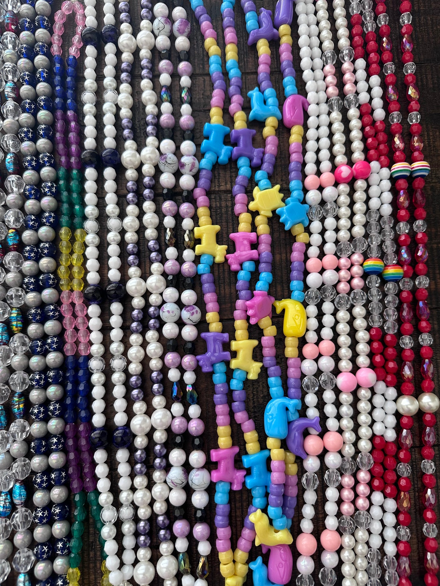 *Fully Beaded Lanyards (Various Colors)
