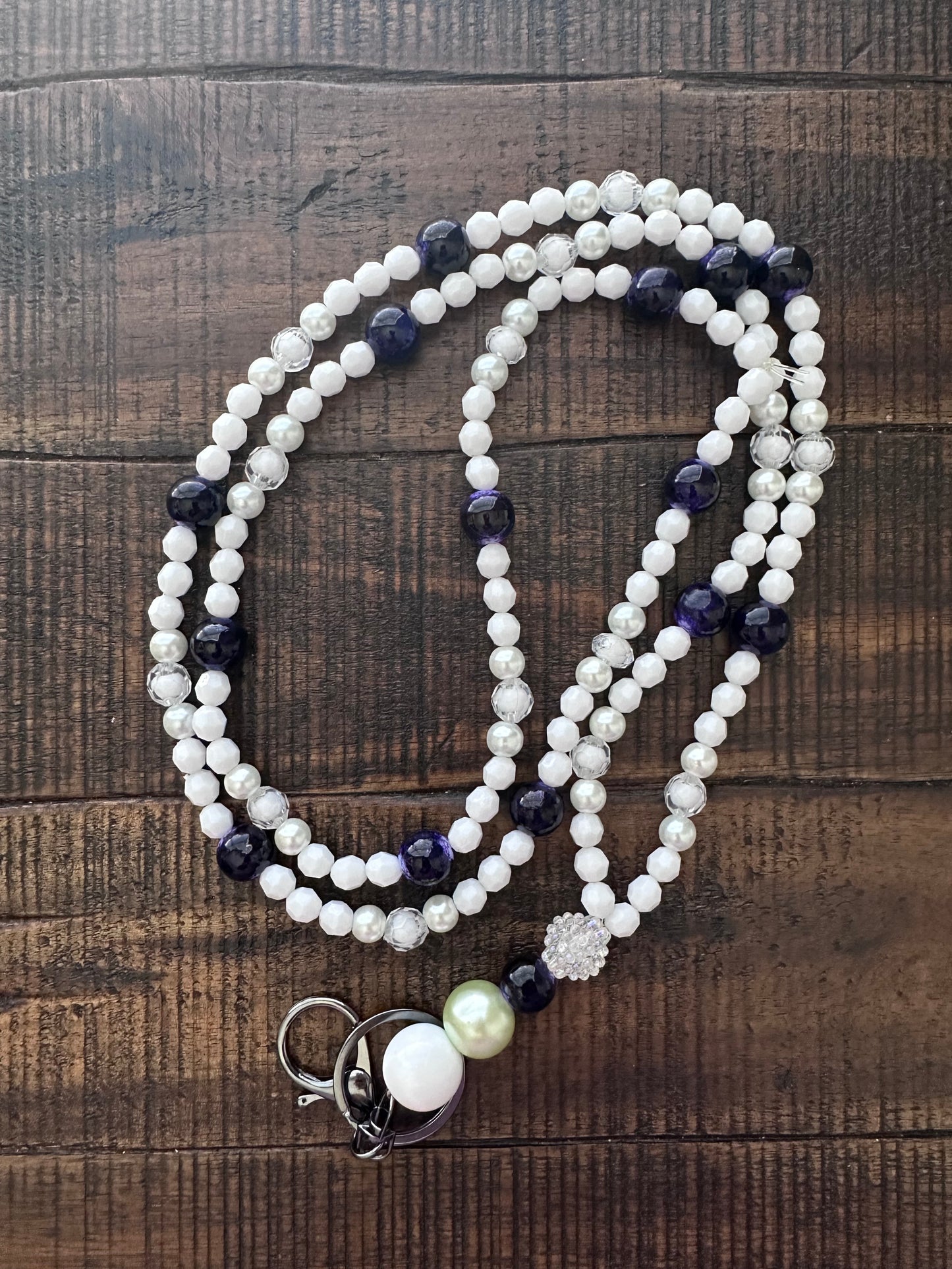 *Fully Beaded Lanyards (Various Colors)