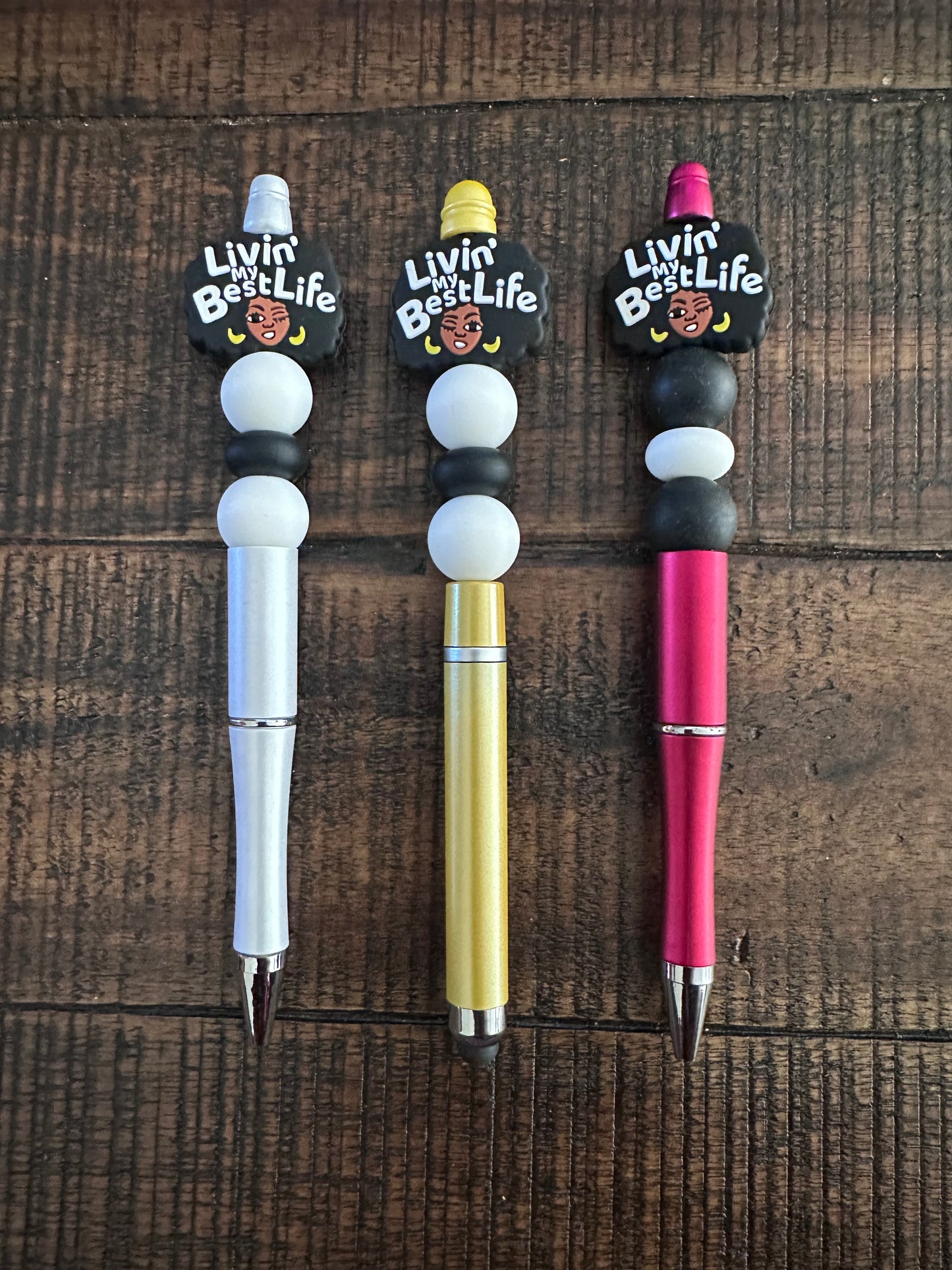 Livin’ My Best Life Beaded Pens & Styluses