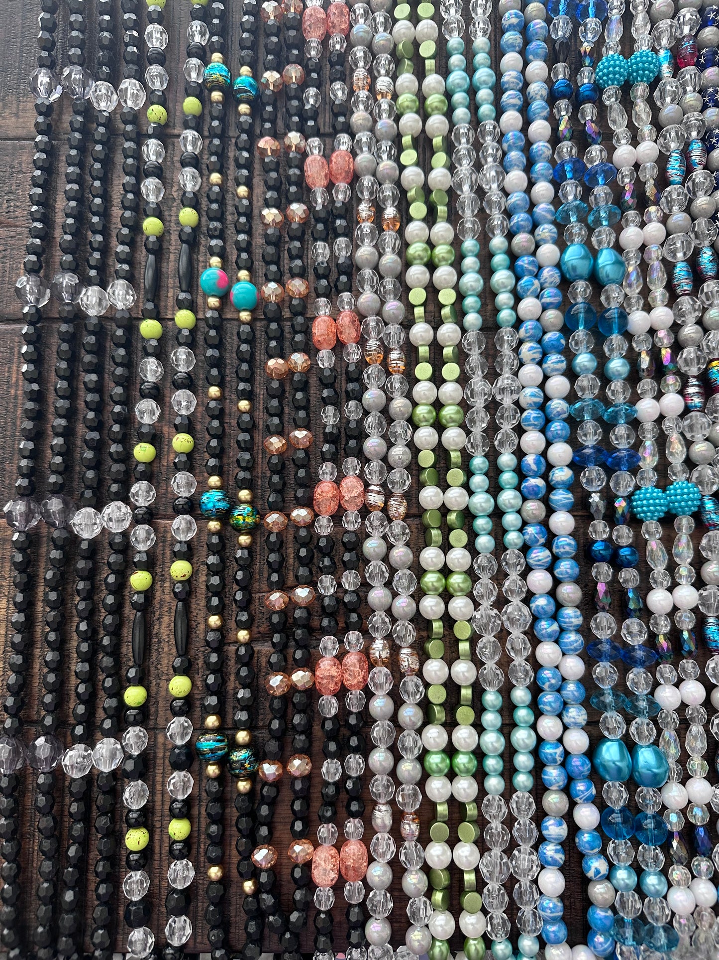 *Fully Beaded Lanyards (Various Colors)