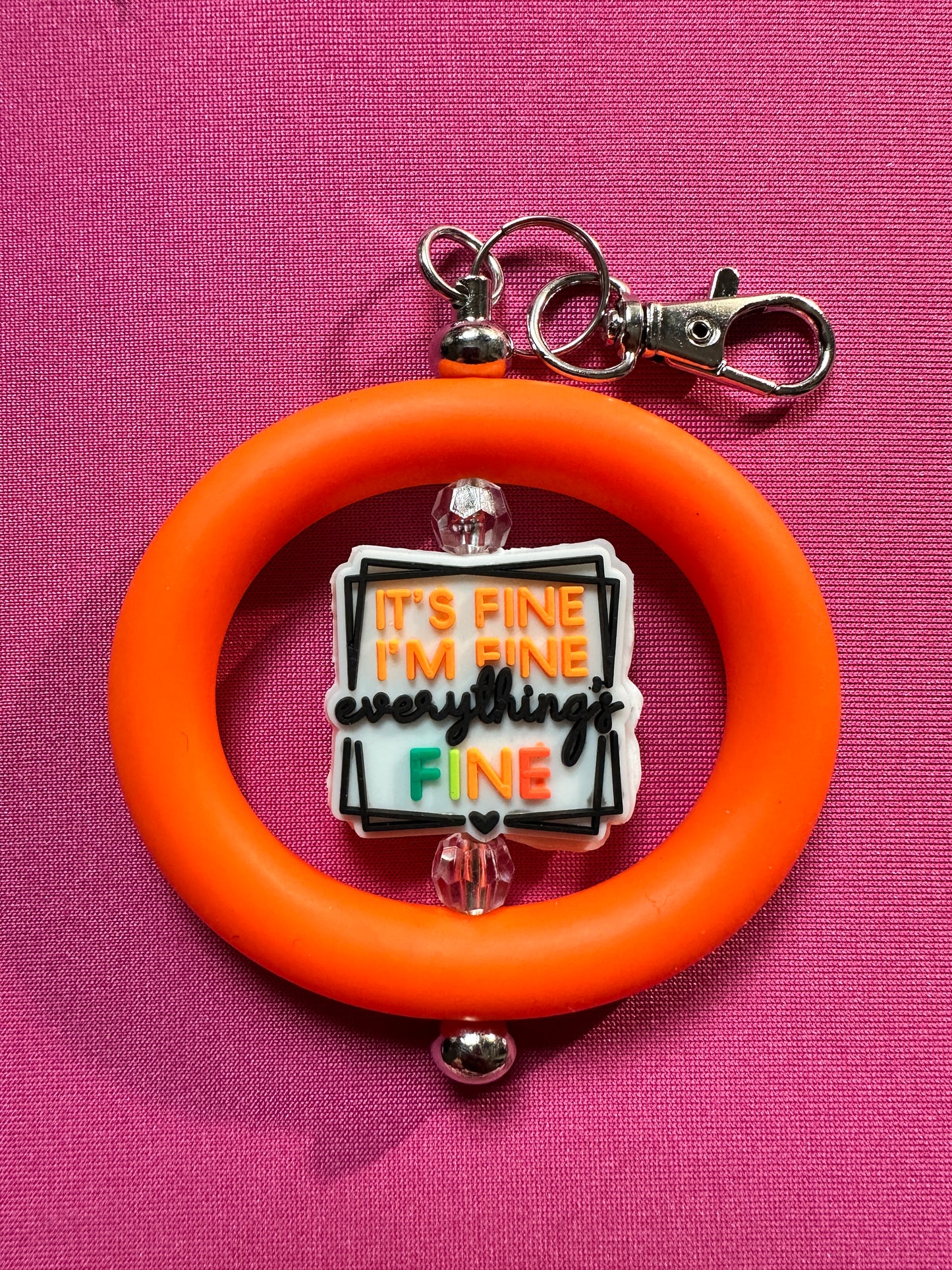 Circle Keychains (Various Colors)
