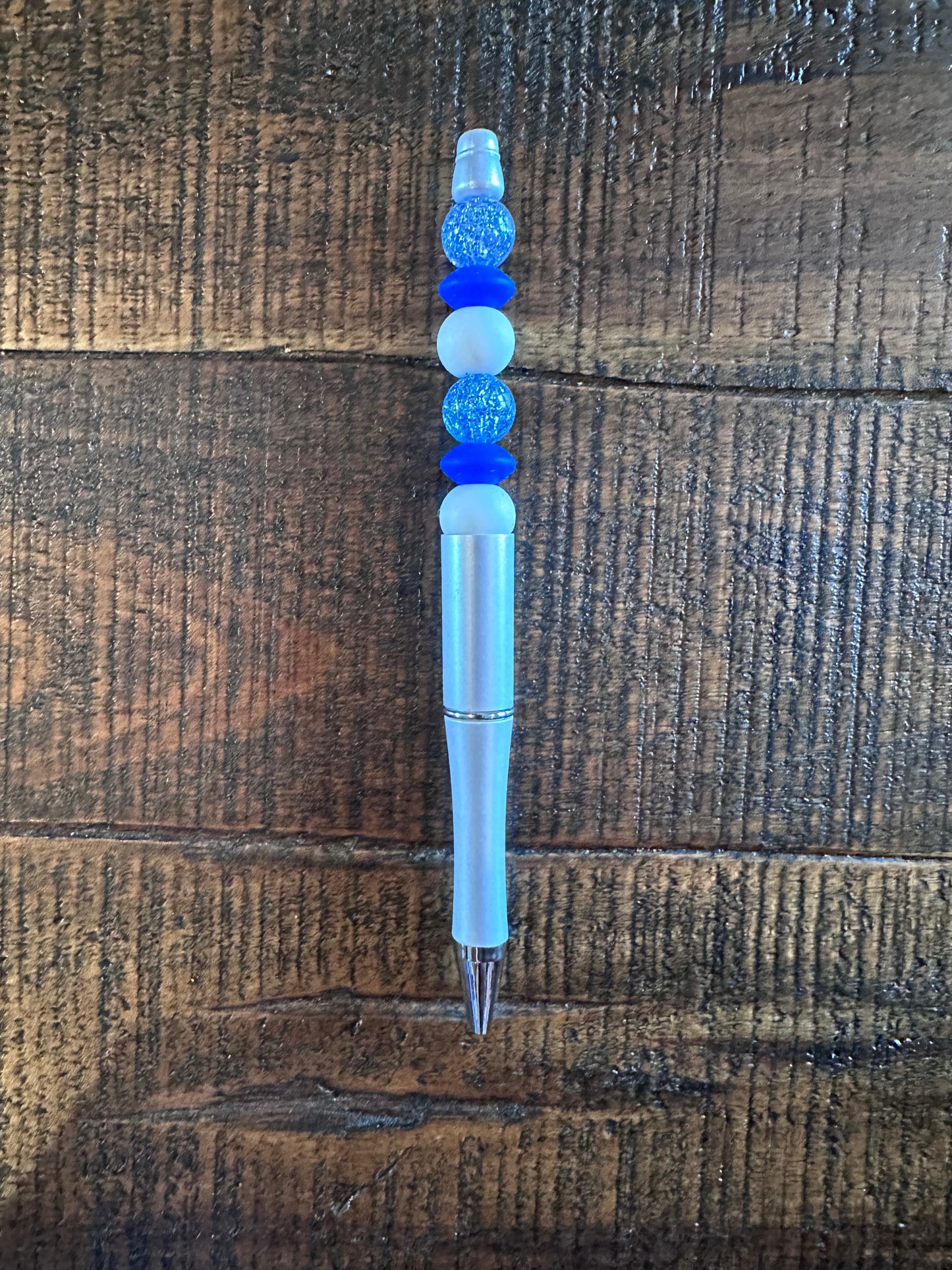 Beaded Pens & Styluses (White)