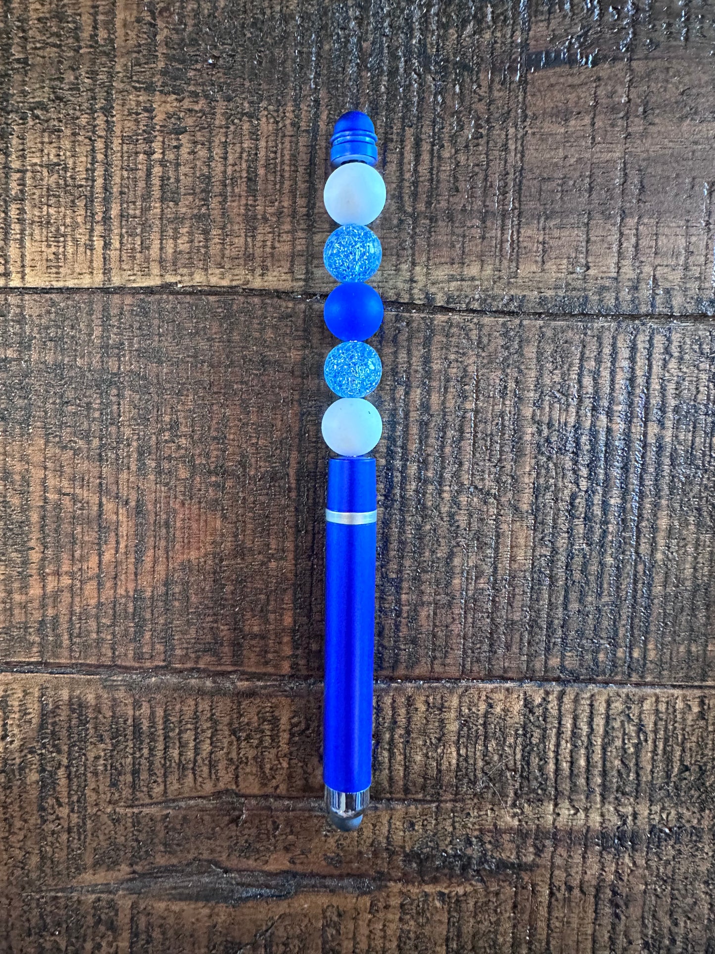 Beaded Pens & Styluses (Blue)