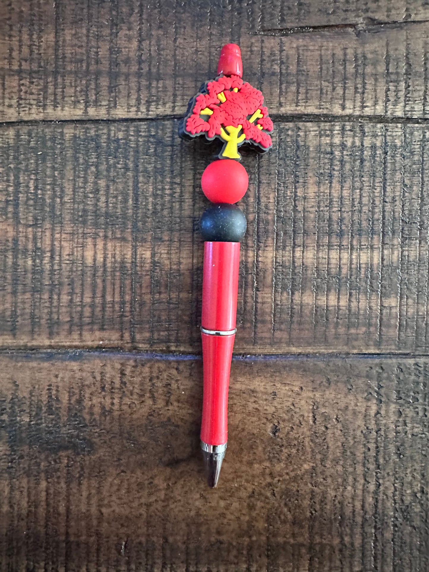 Beaded Pens & Styluses (Red)