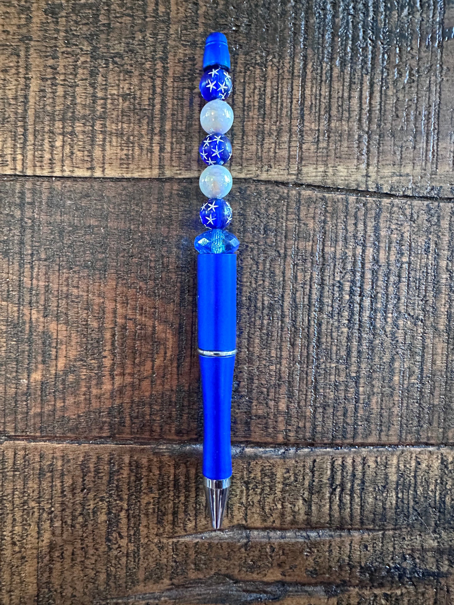 Beaded Pens & Styluses (Blue)