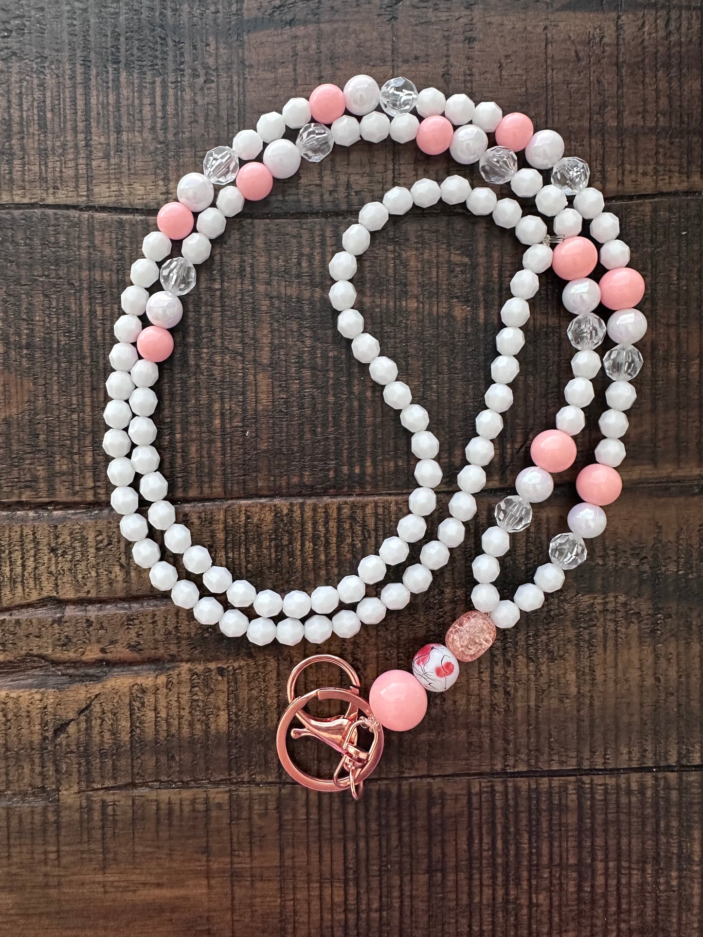 *Fully Beaded Lanyards (Various Colors)