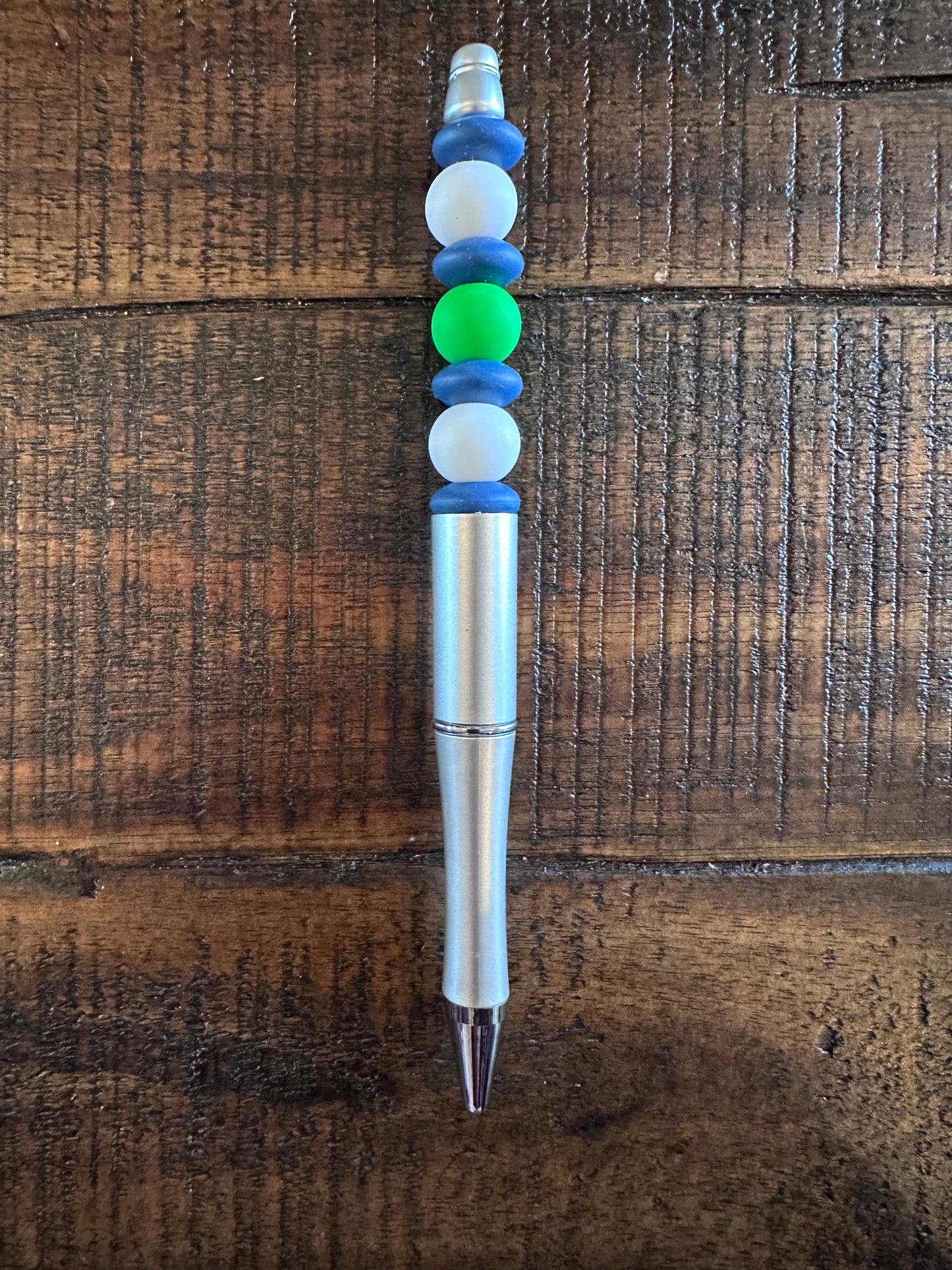 Beaded Pens & Styluses (Silver)