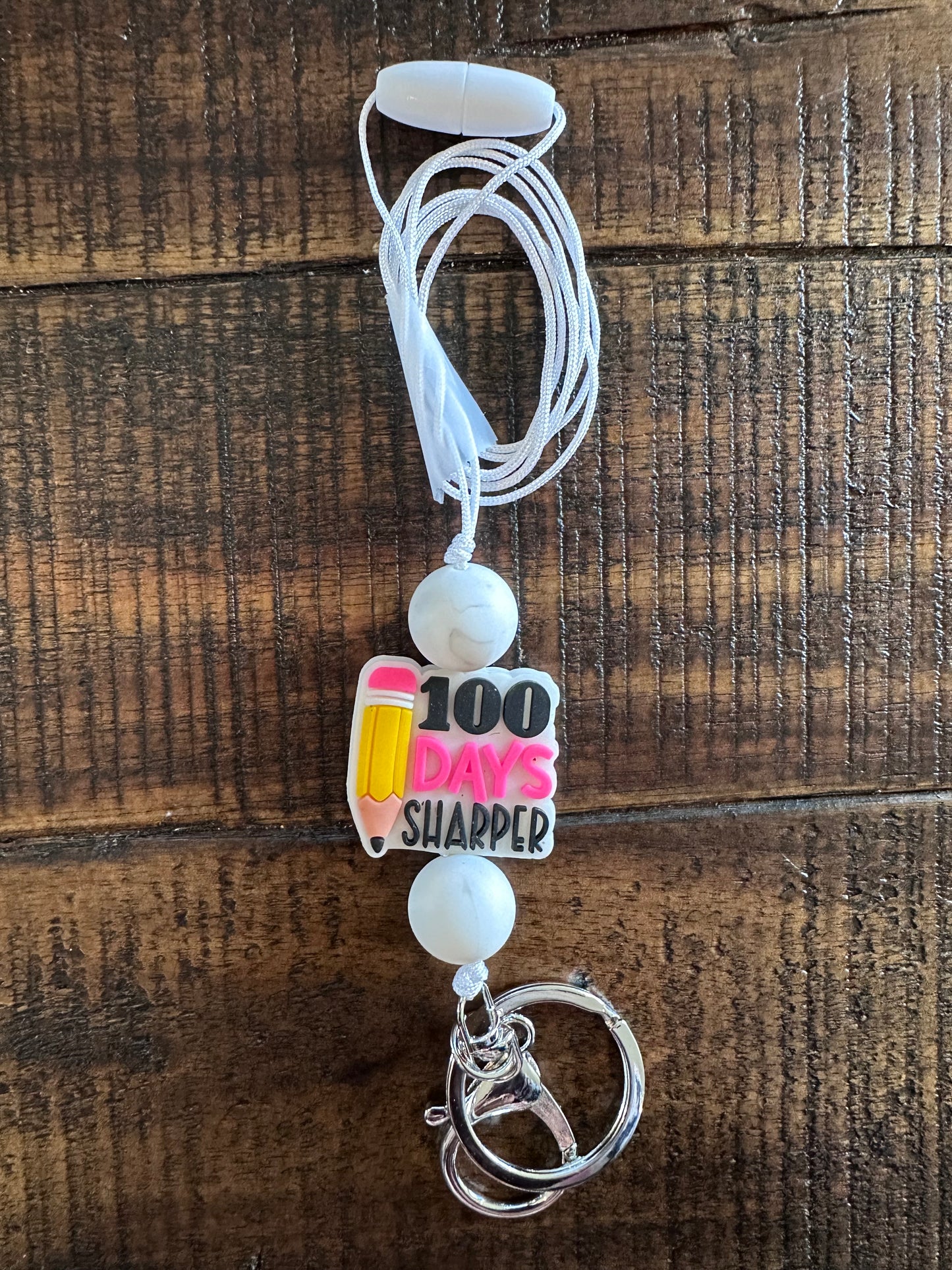 Beaded String Lanyards (Various Colors)