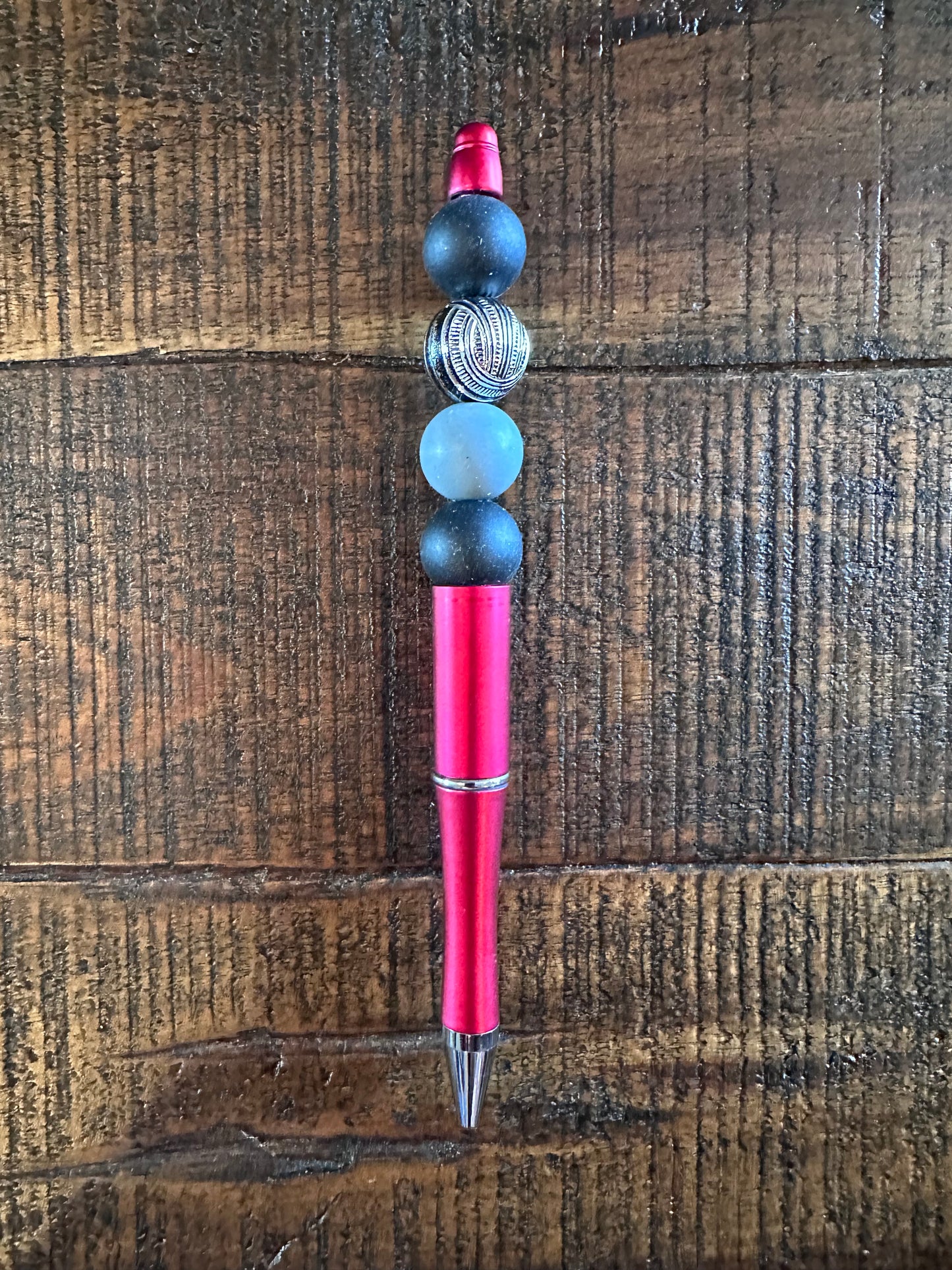 Beaded Pens & Styluses (Red)