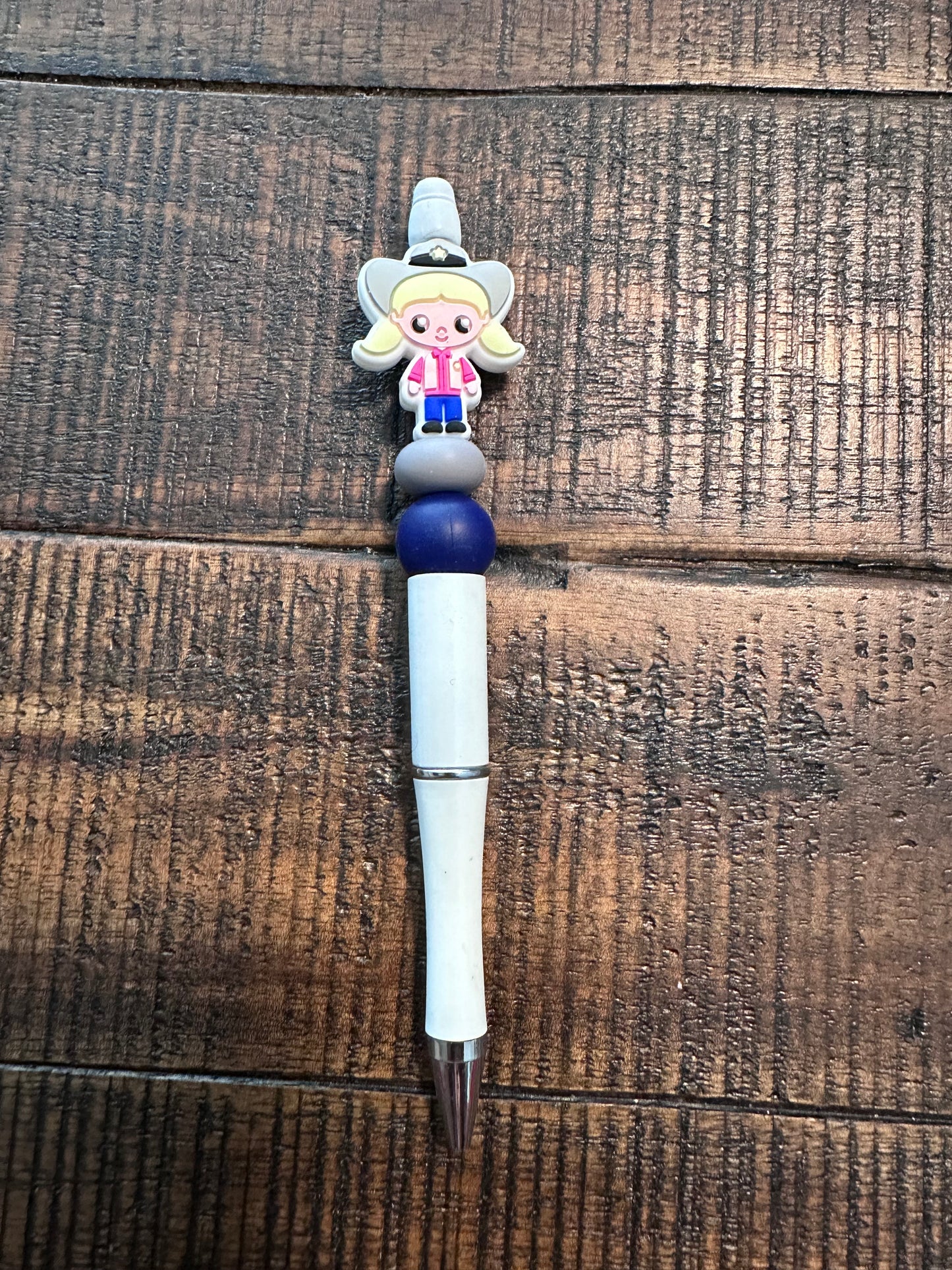 Cowboy and Cowgirl Beaded Pens