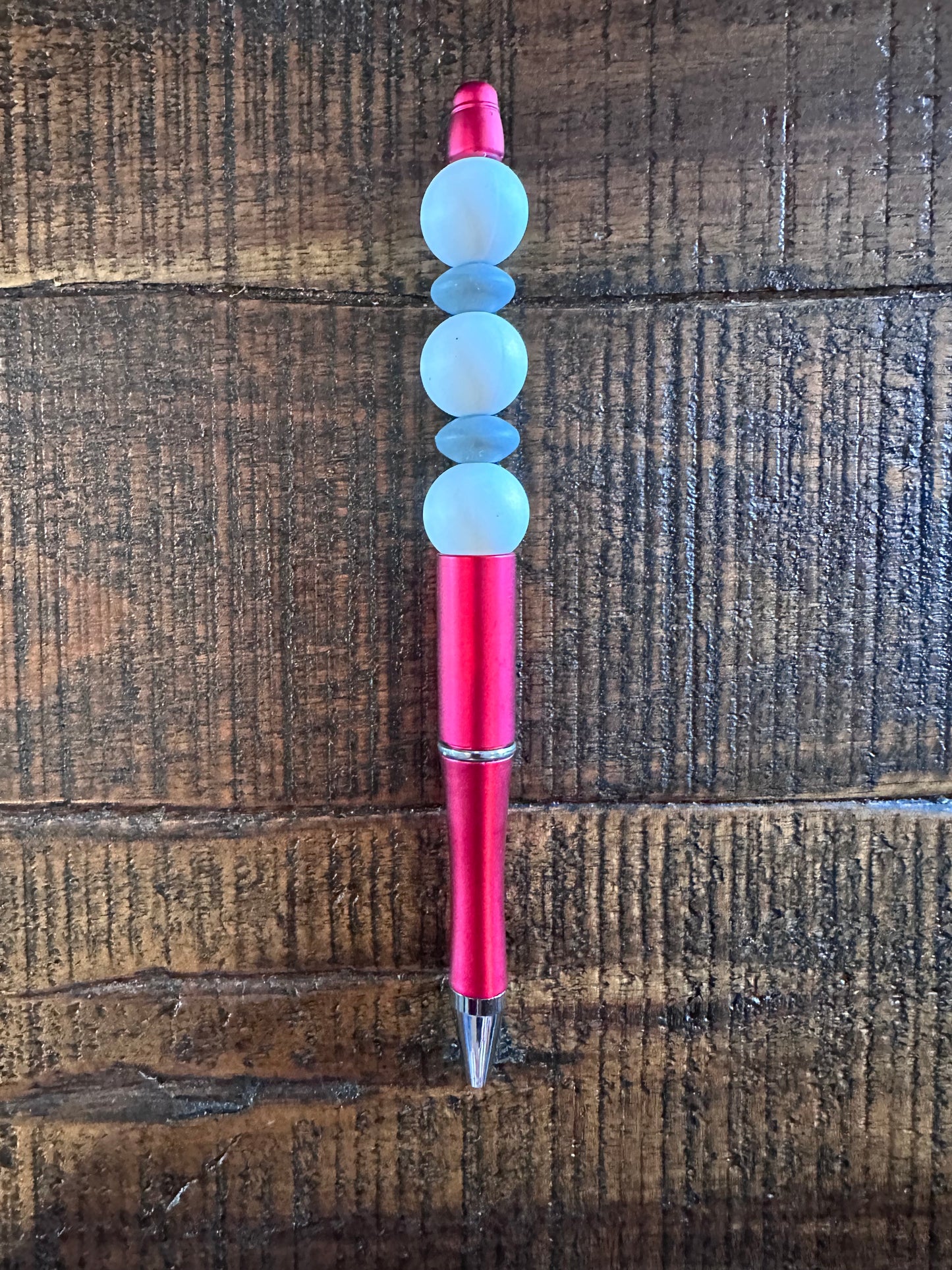 Beaded Pens & Styluses (Red)
