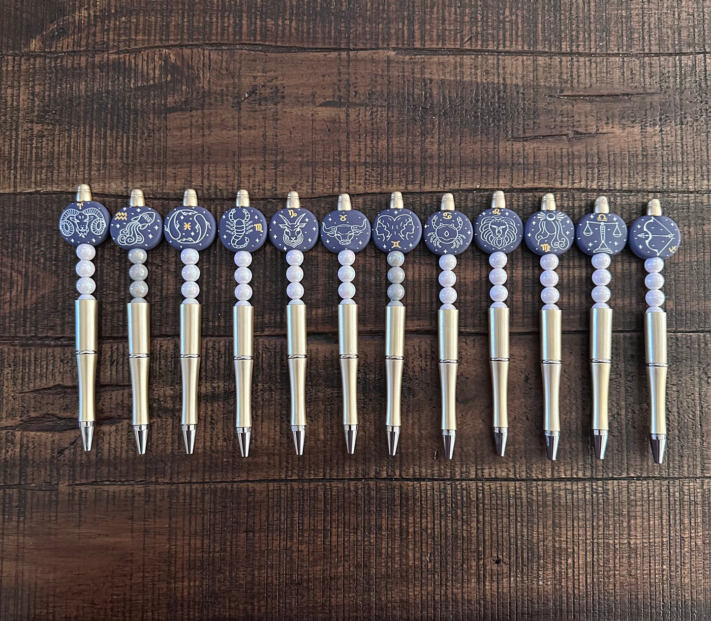Horoscope Beaded Pens