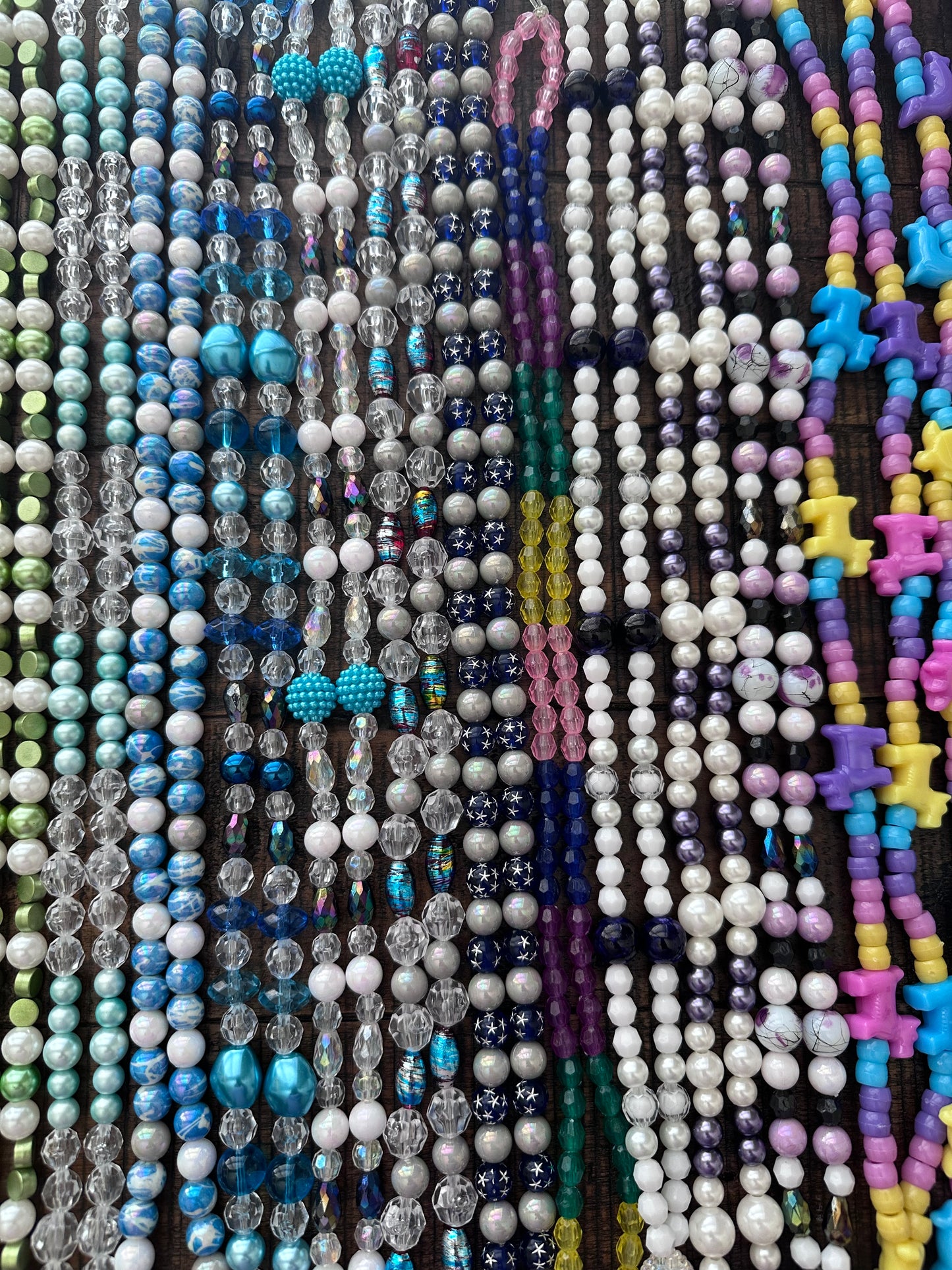 *Fully Beaded Lanyards (Various Colors)
